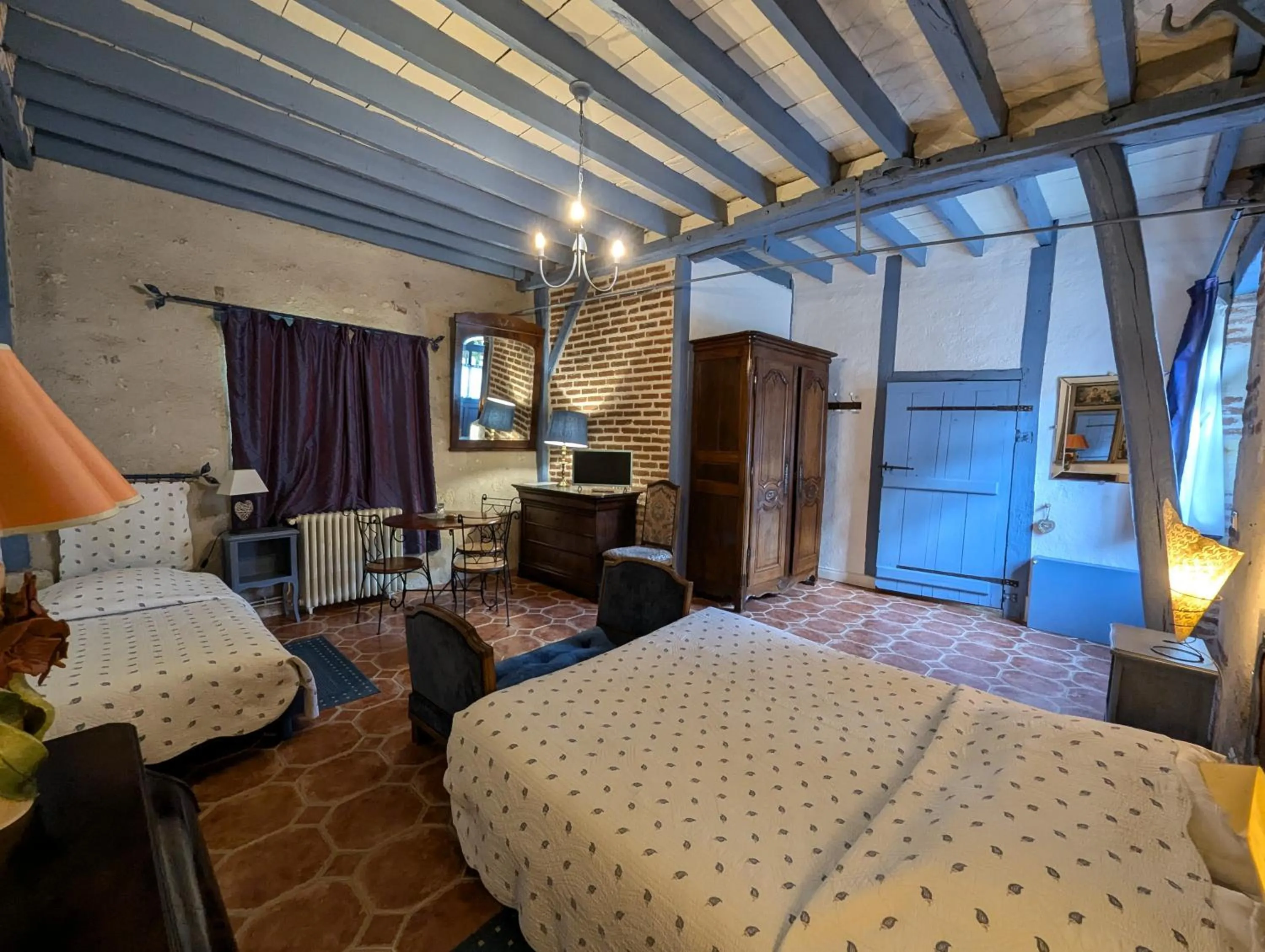 Bedroom, Bed in Manoir de la Maison Blanche