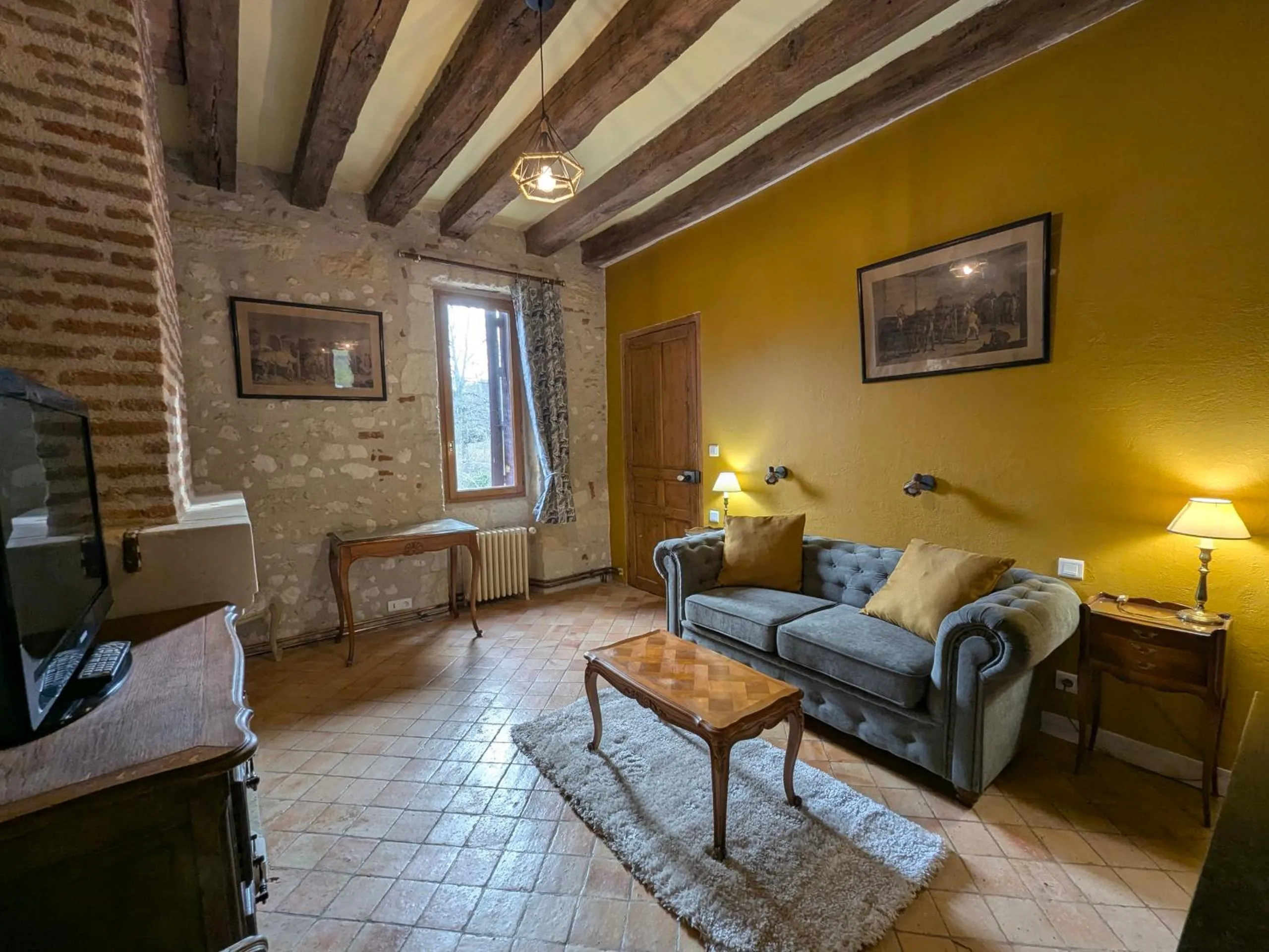 Living room in Manoir de la Maison Blanche