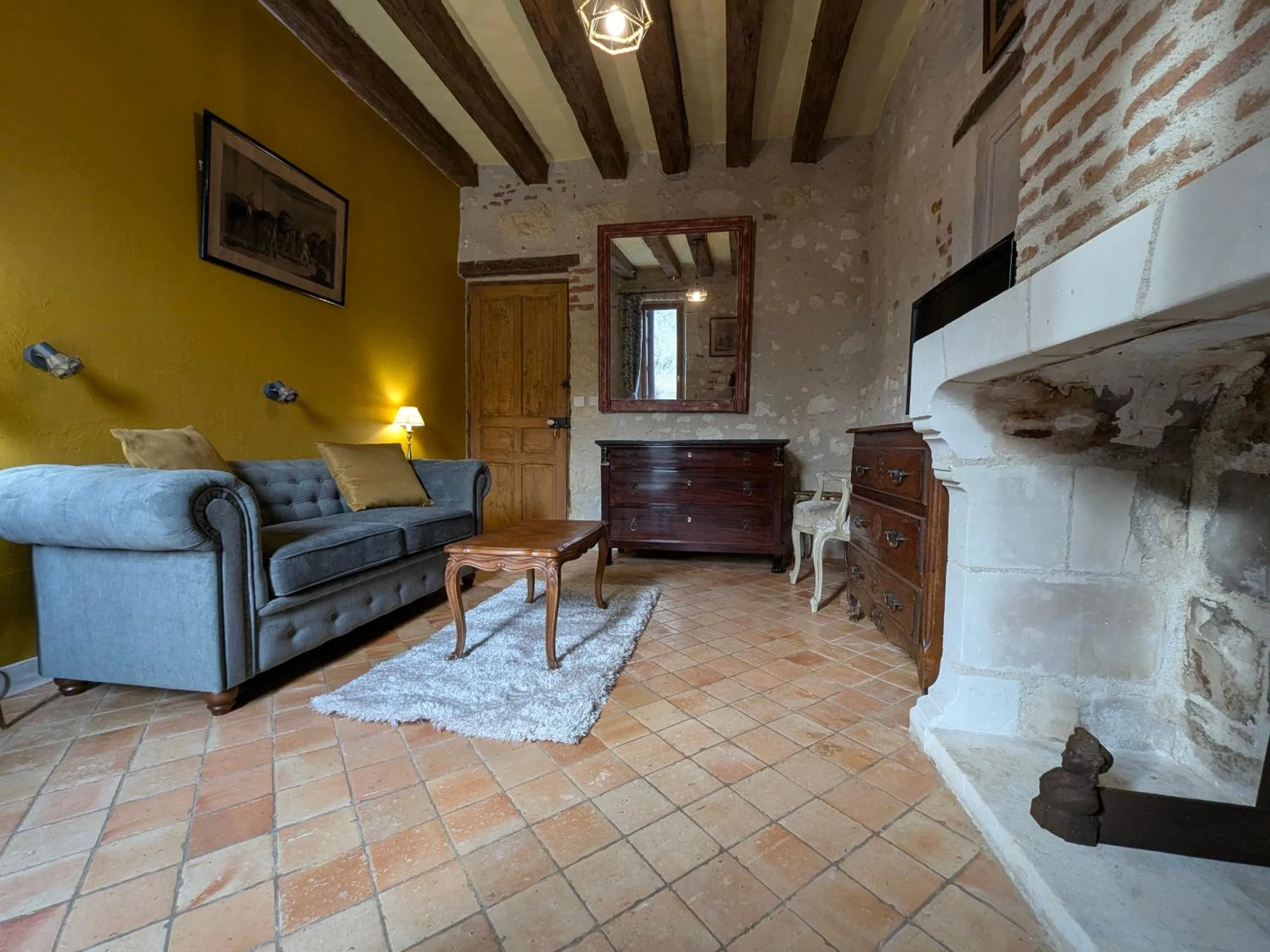 Living room in Manoir de la Maison Blanche
