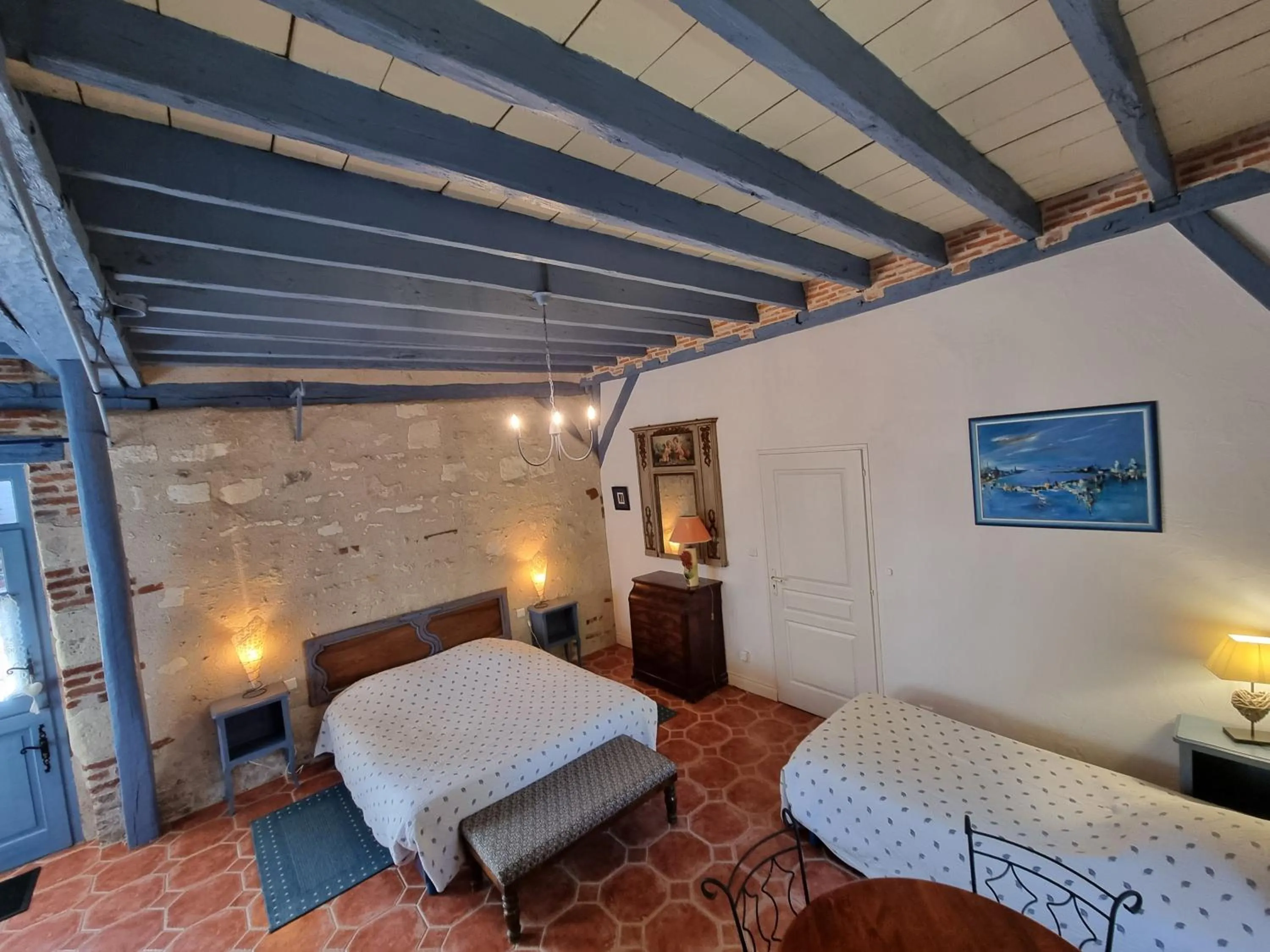 Bedroom, Bed in Manoir de la Maison Blanche
