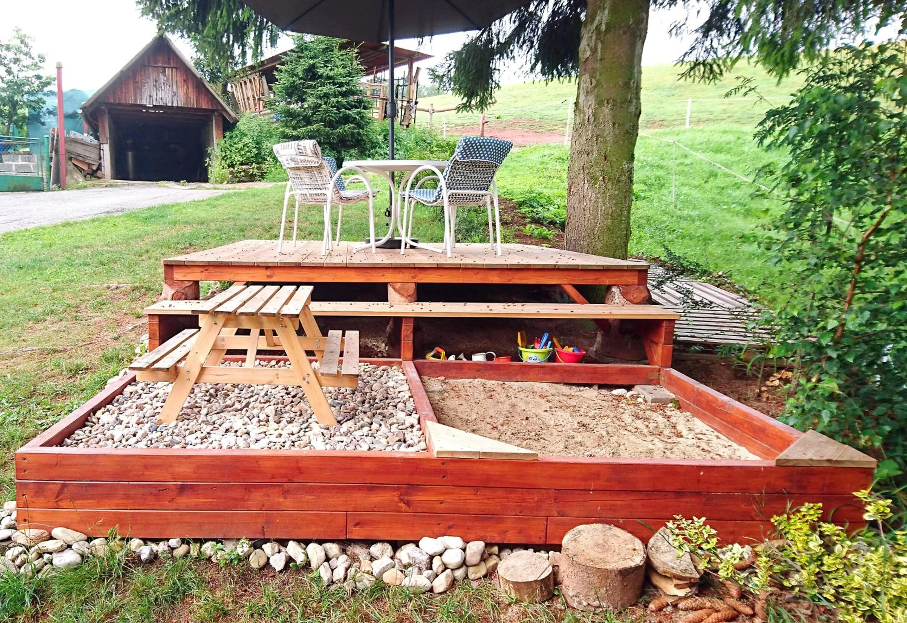 Garden in Penzion Bor