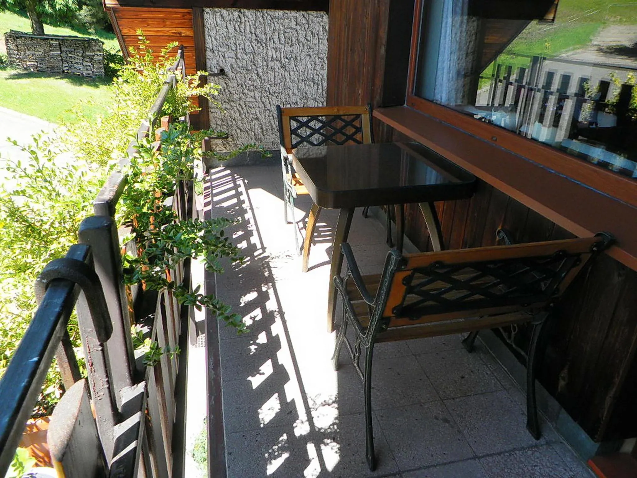 Balcony/Terrace in Penzion Bor