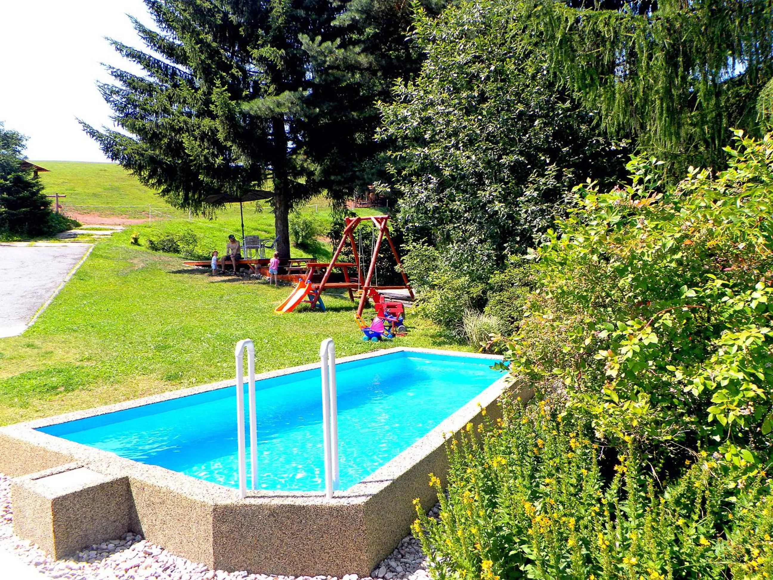 Garden in Penzion Bor