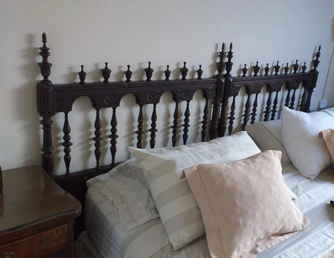 Bed in Posada Don Salvador