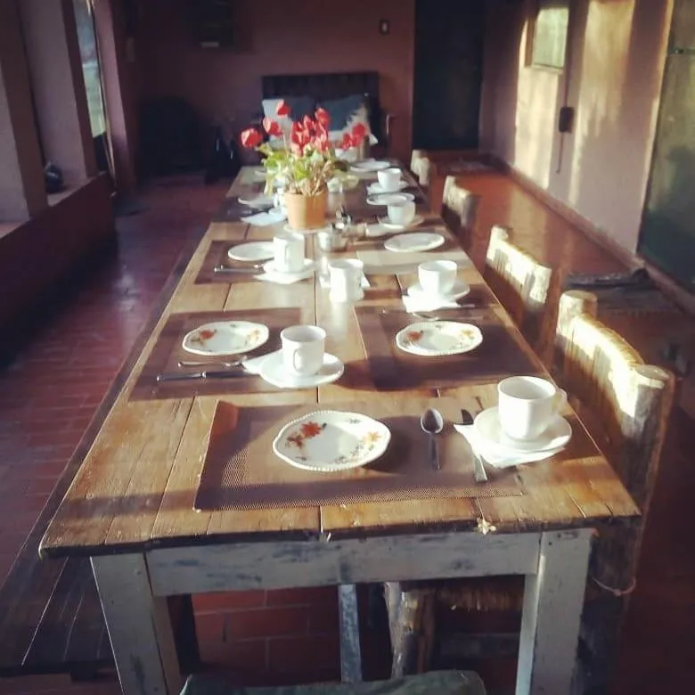 Dining area in Posada Don Salvador