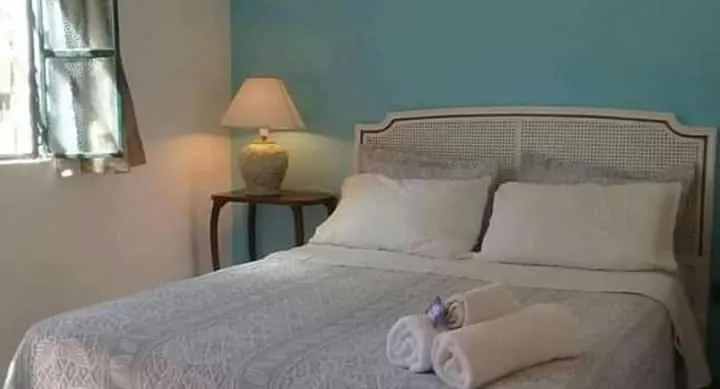 Bed in Posada Don Salvador