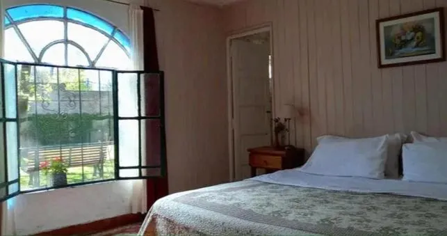 Bed in Posada Don Salvador