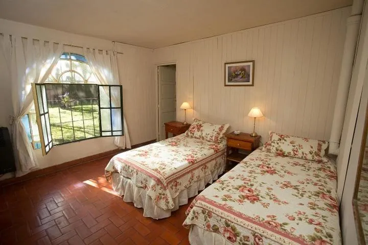Bed in Posada Don Salvador