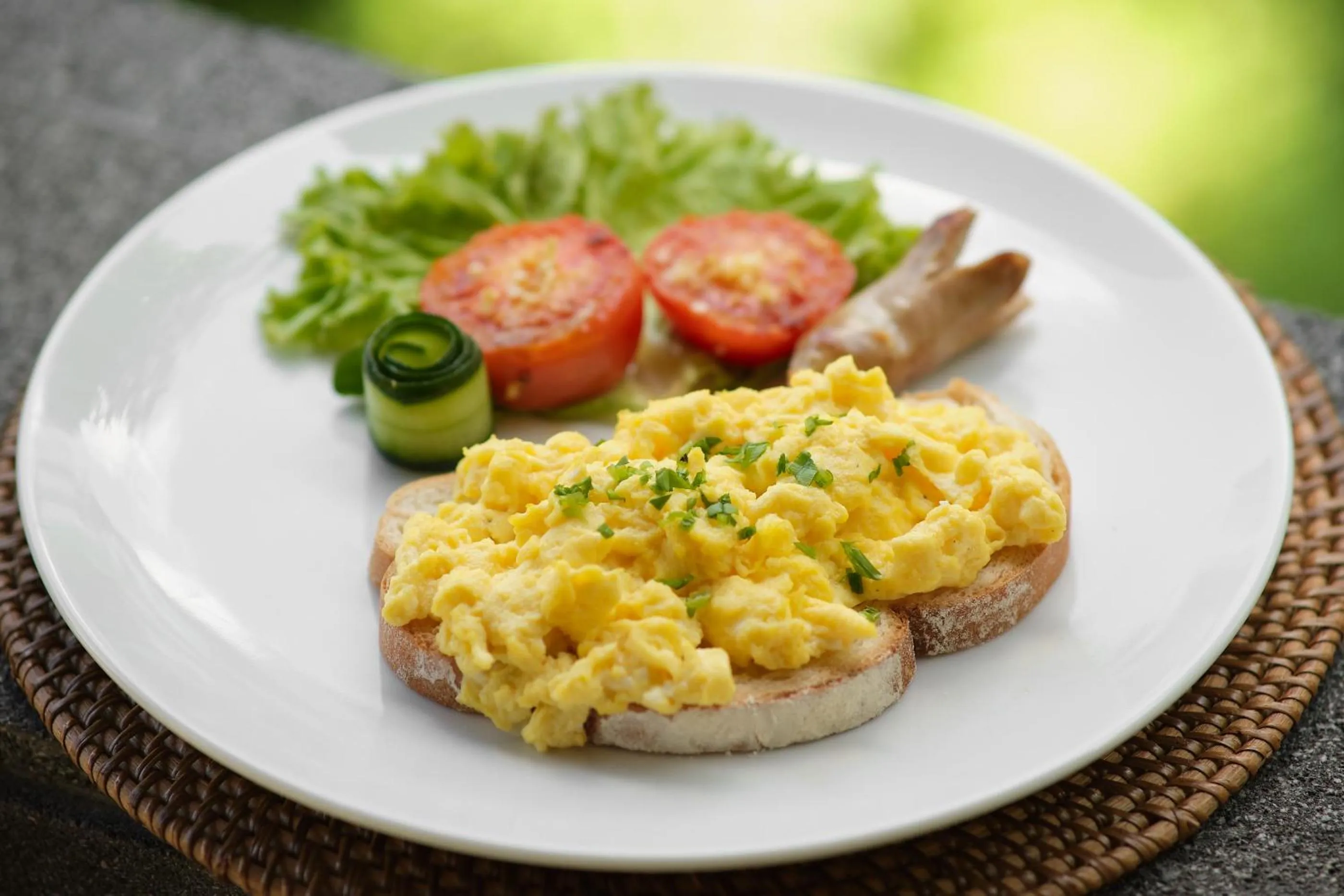 American breakfast in Tigata Ubud Cottage