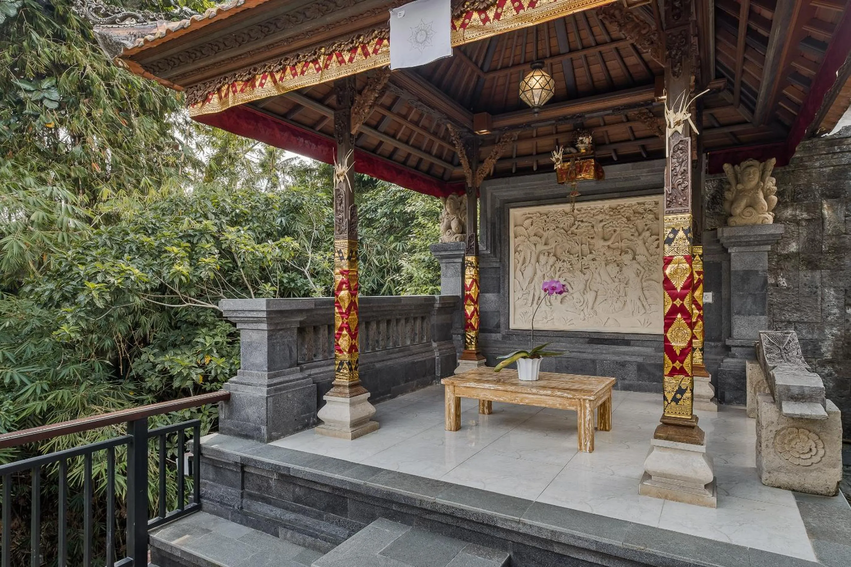 Patio in Tigata Ubud Cottage