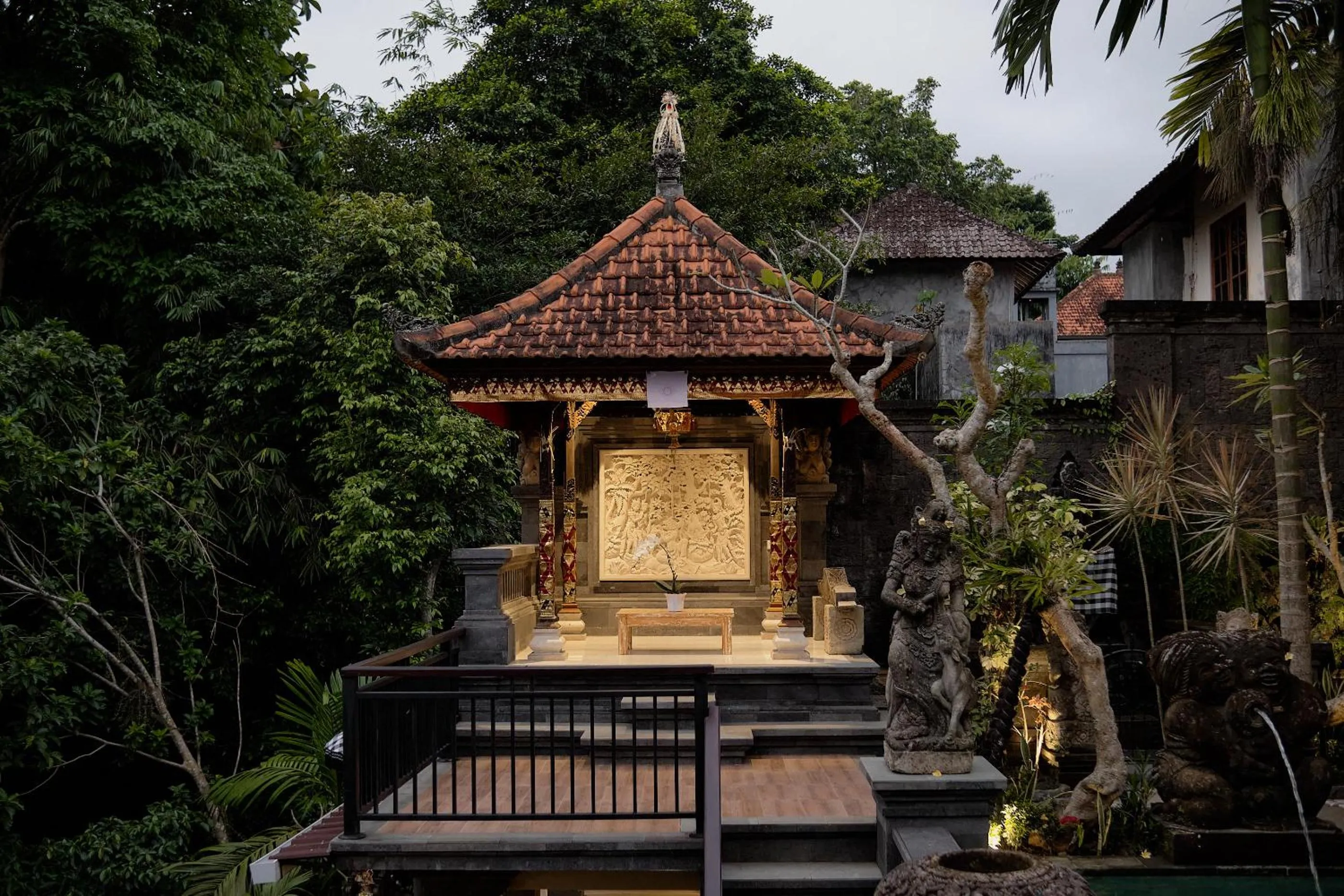 Patio in Tigata Ubud Cottage