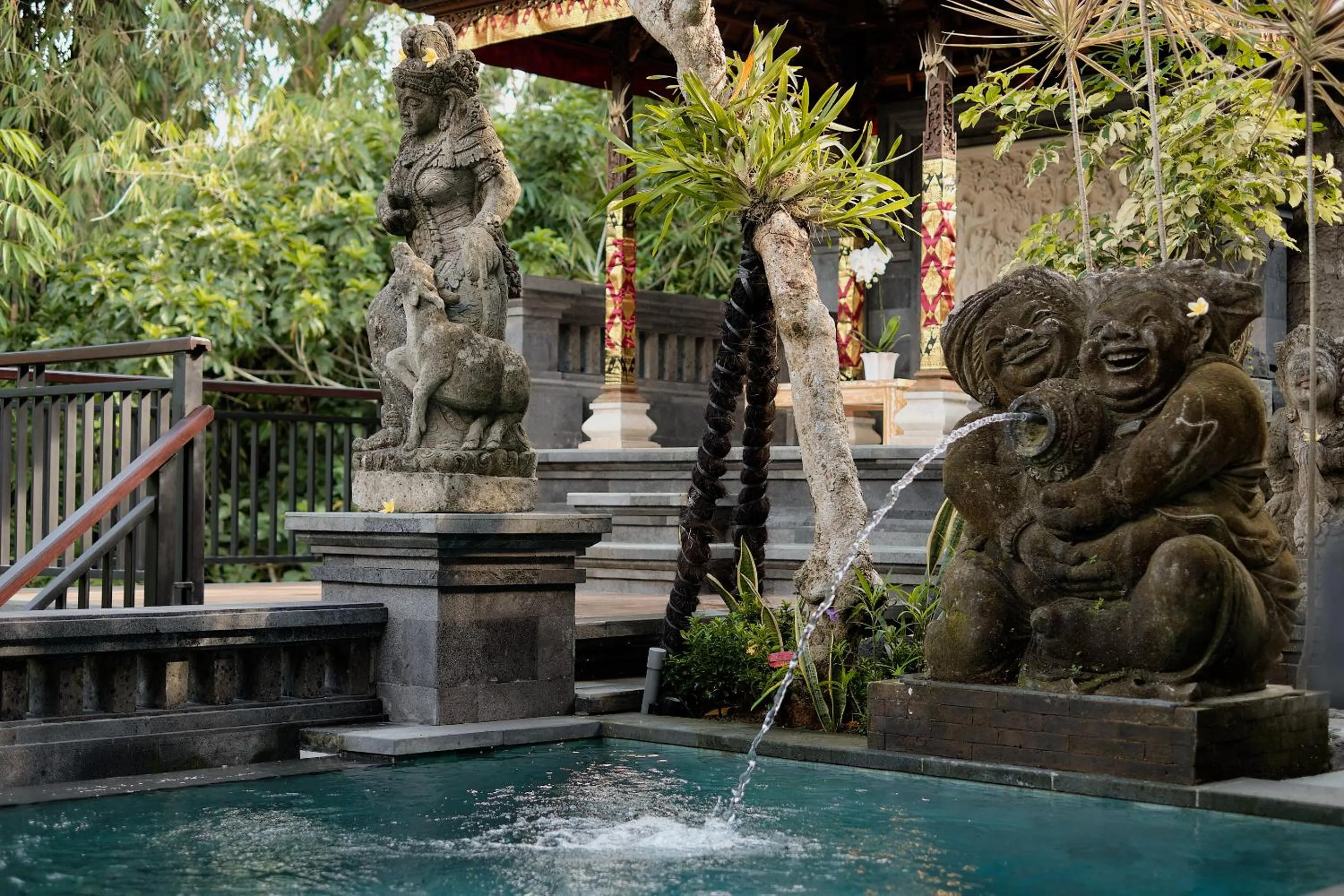 Patio in Tigata Ubud Cottage