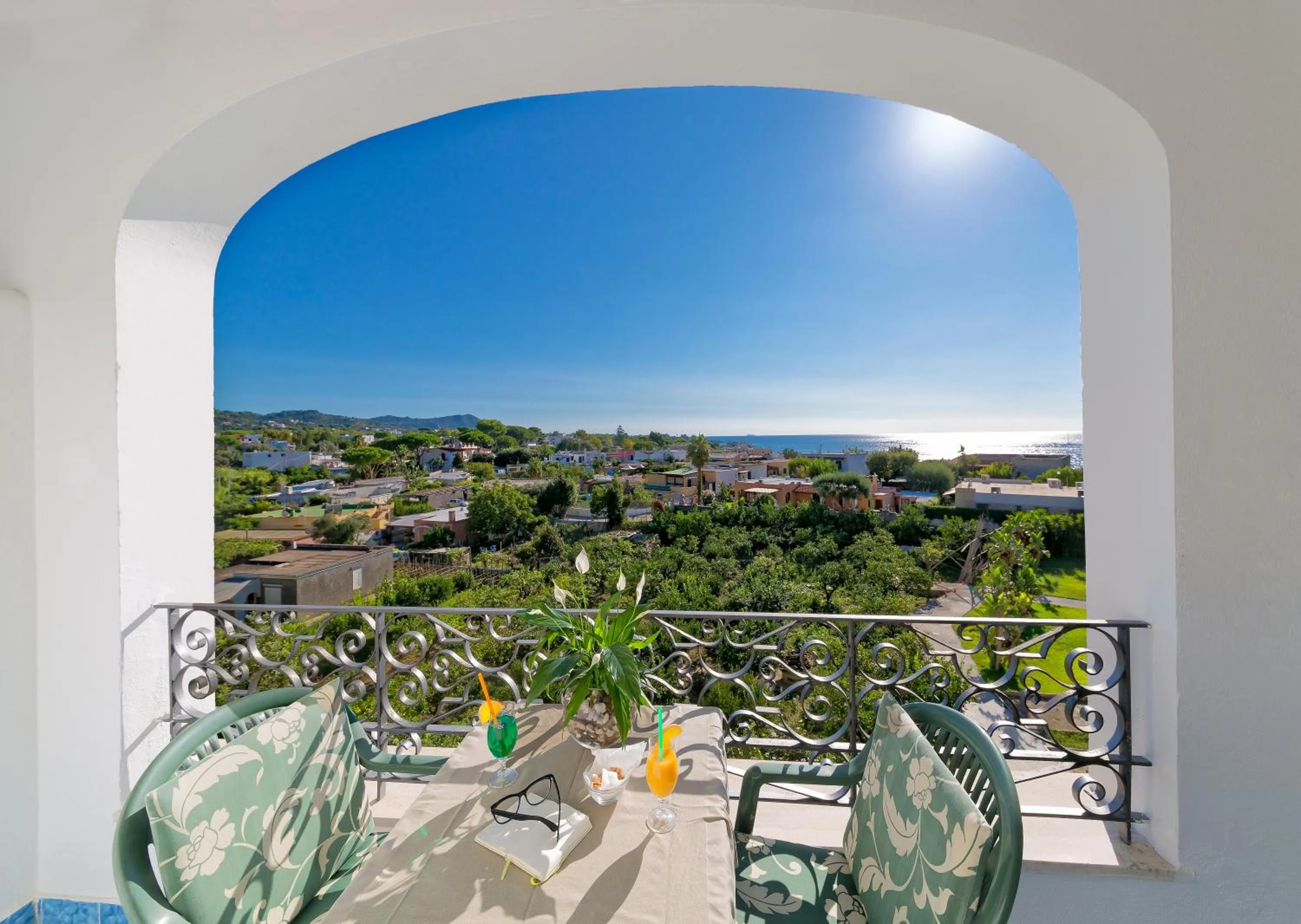 Garden view in Hotel Zaro