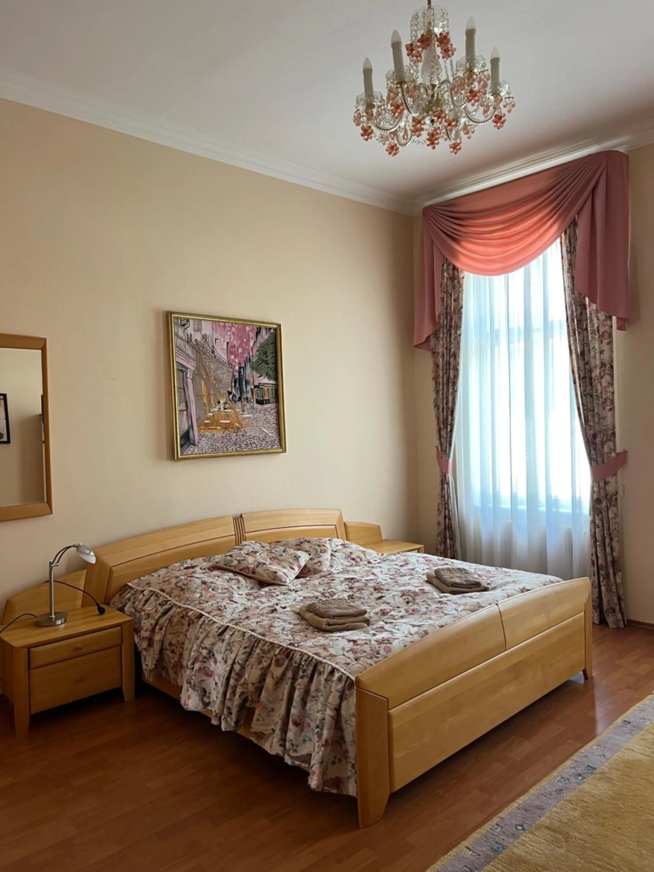 Bedroom, Bed in Apartment Zahradní 31