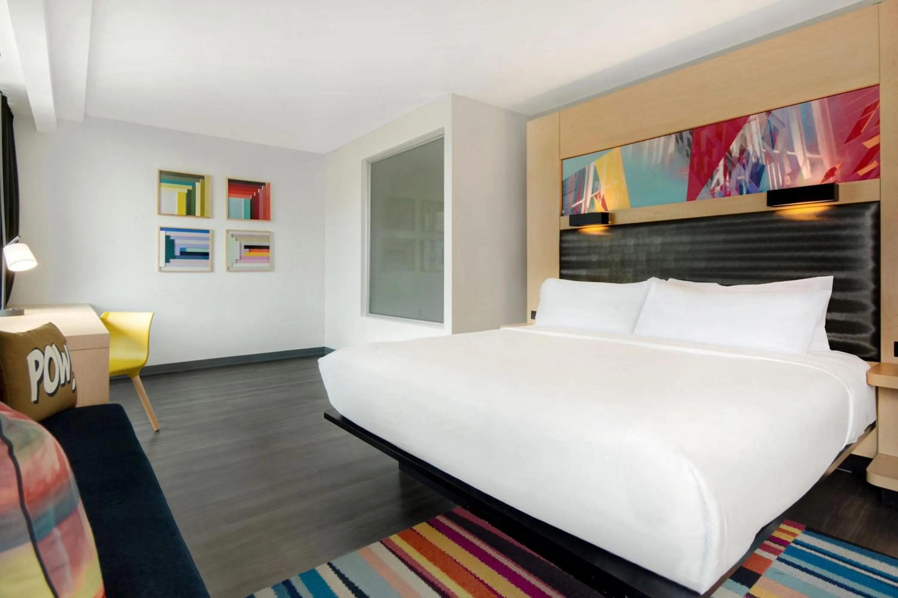 Photo of the whole room, Bed in Aloft Oklahoma City Downtown – Bricktown