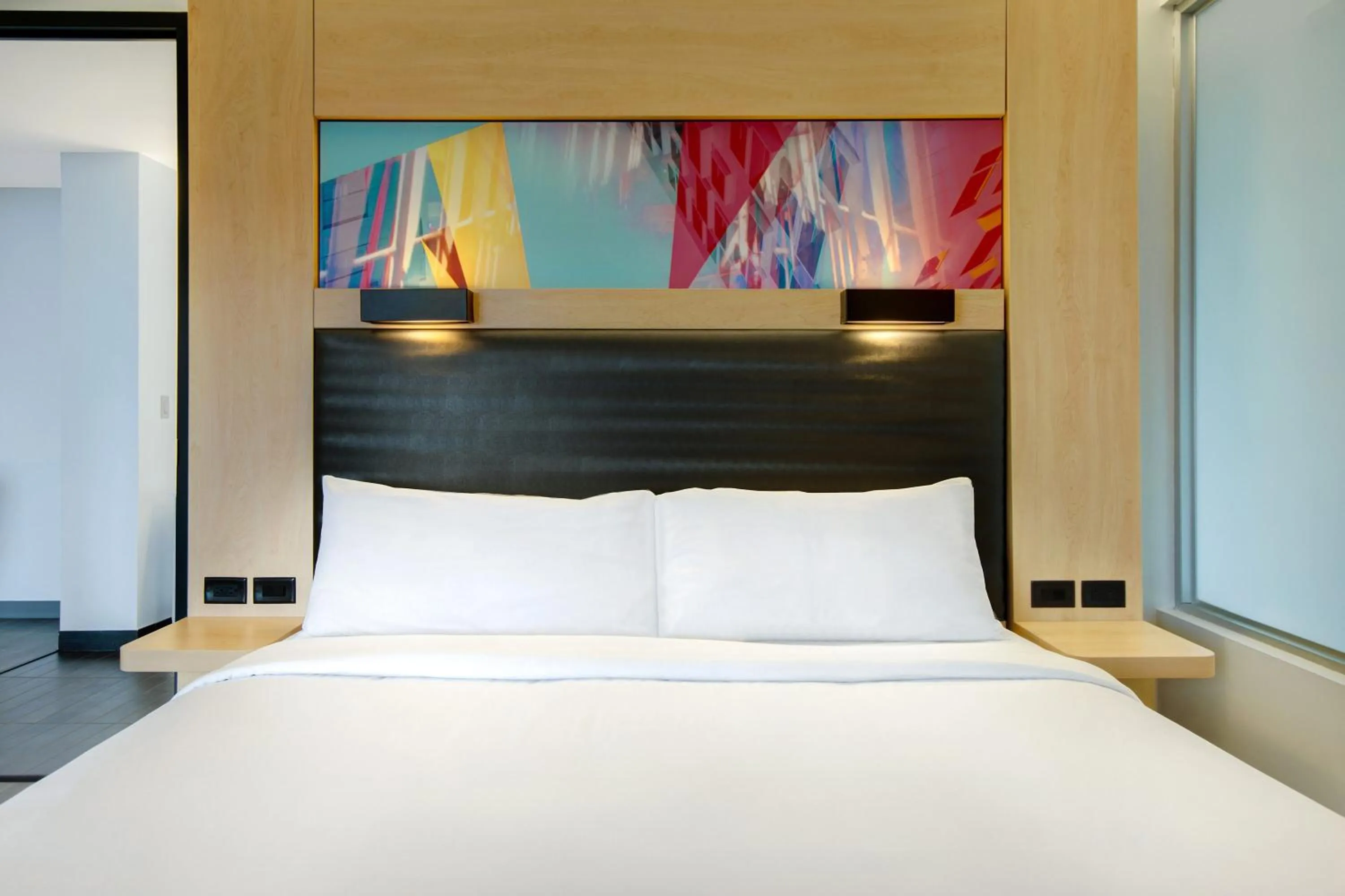 Bedroom, Bed in Aloft Oklahoma City Downtown – Bricktown