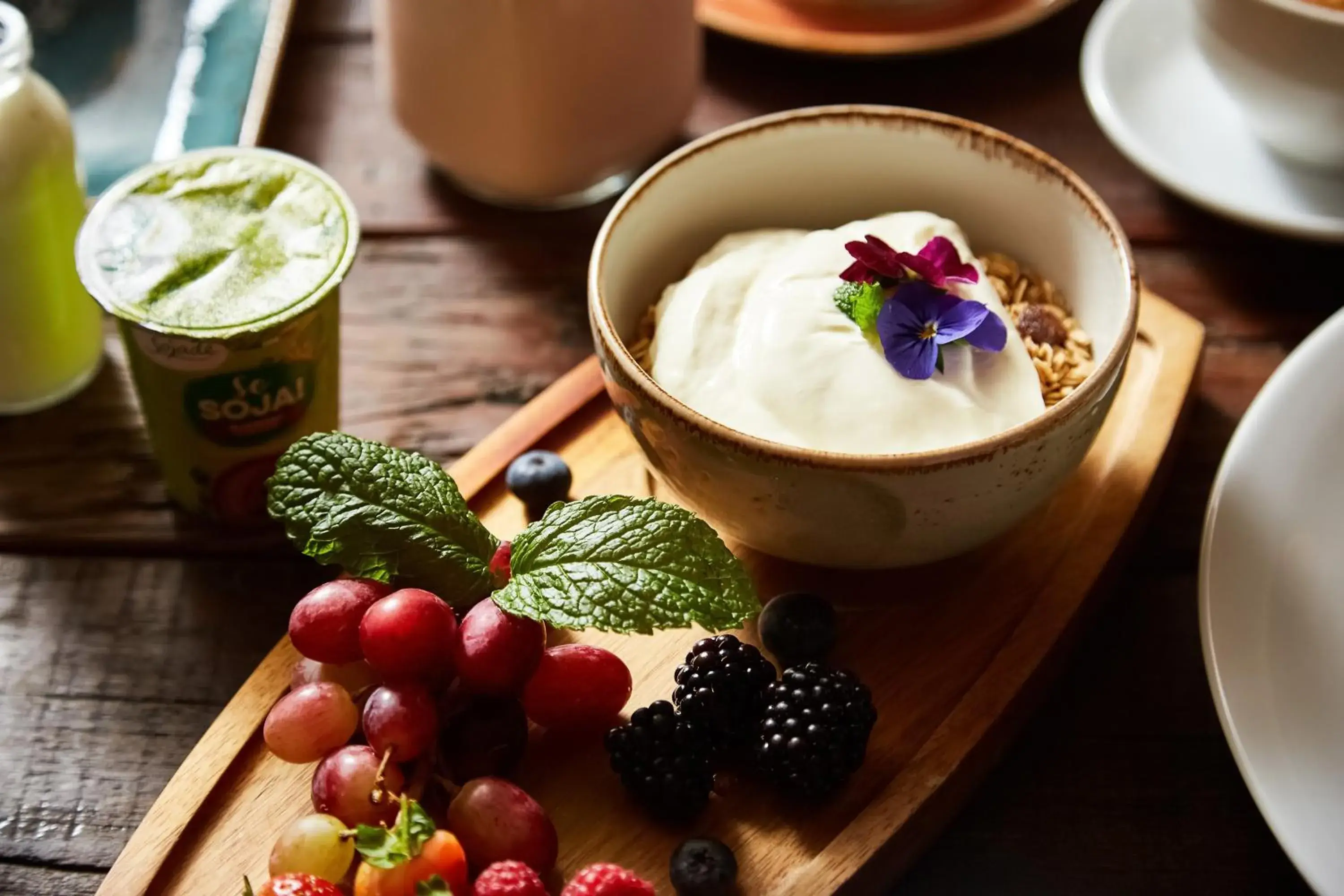 Continental breakfast in Temple Bar Inn Continental breakfast in Temple Bar Inn