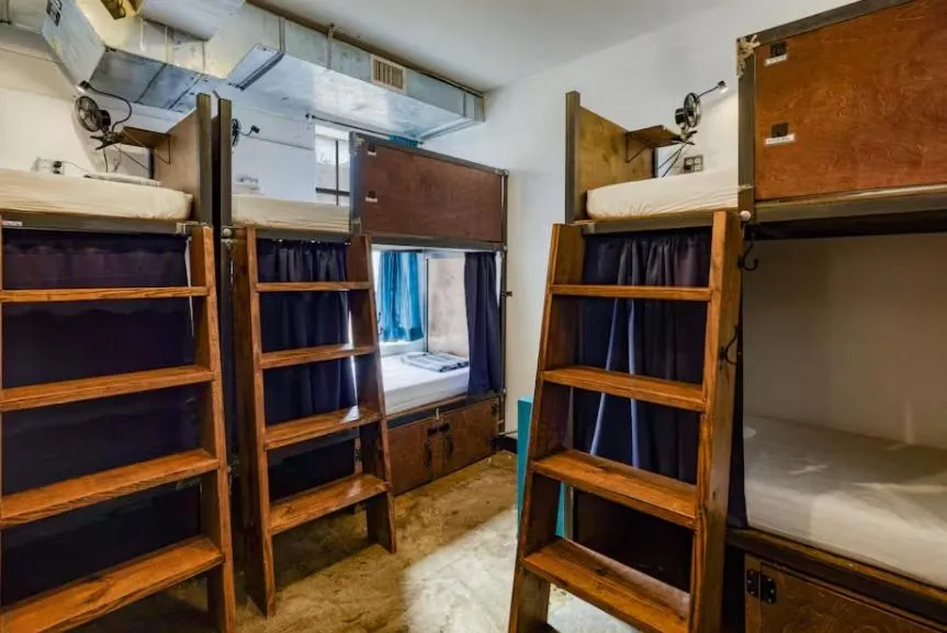 Bed in Firehouse Hostel