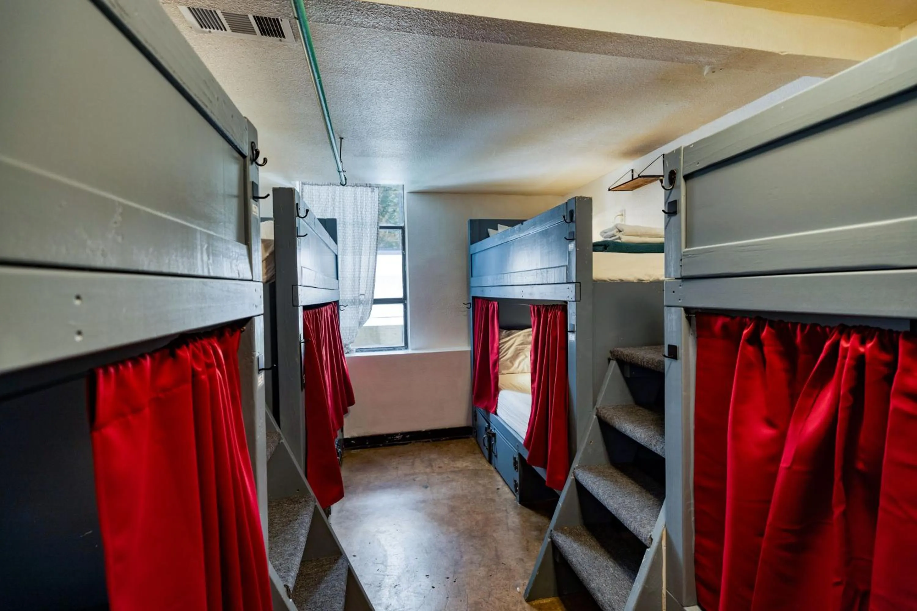 bunk bed in Firehouse Hostel