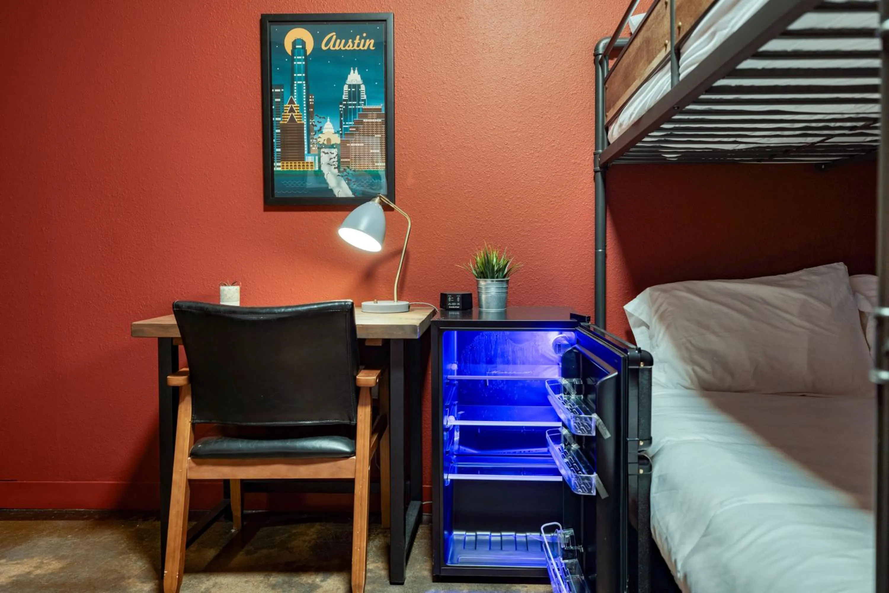 Bed in Firehouse Hostel