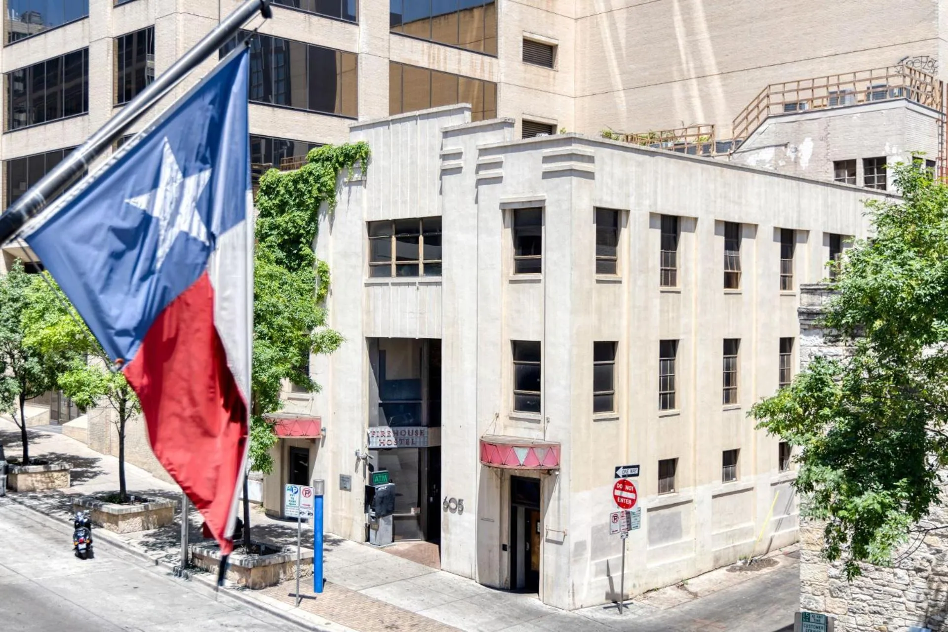 Property building in Firehouse Hostel