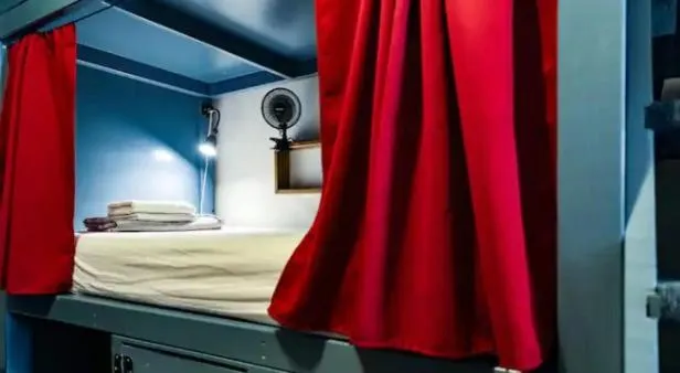 Bed in Firehouse Hostel