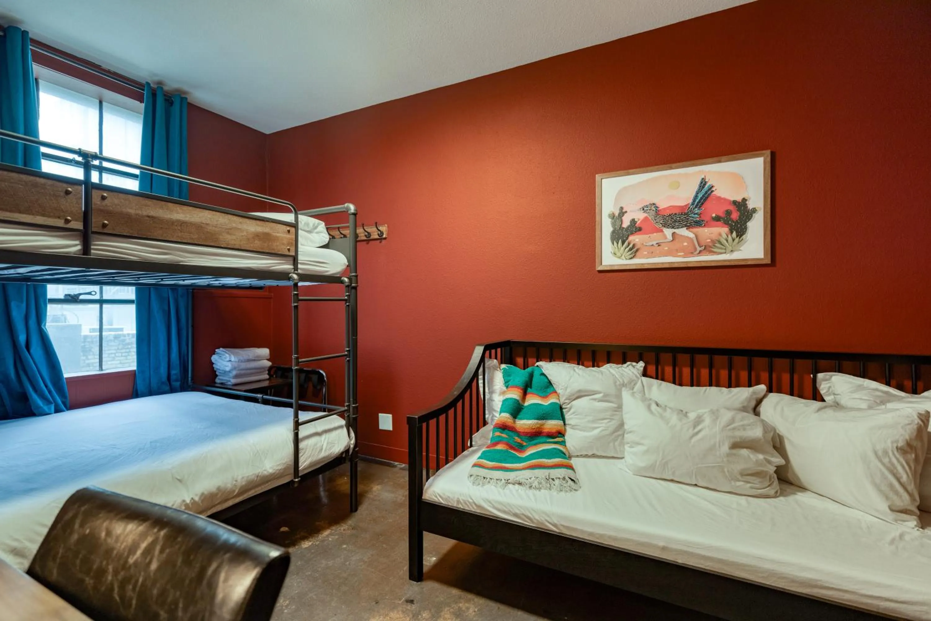 Bed in Firehouse Hostel