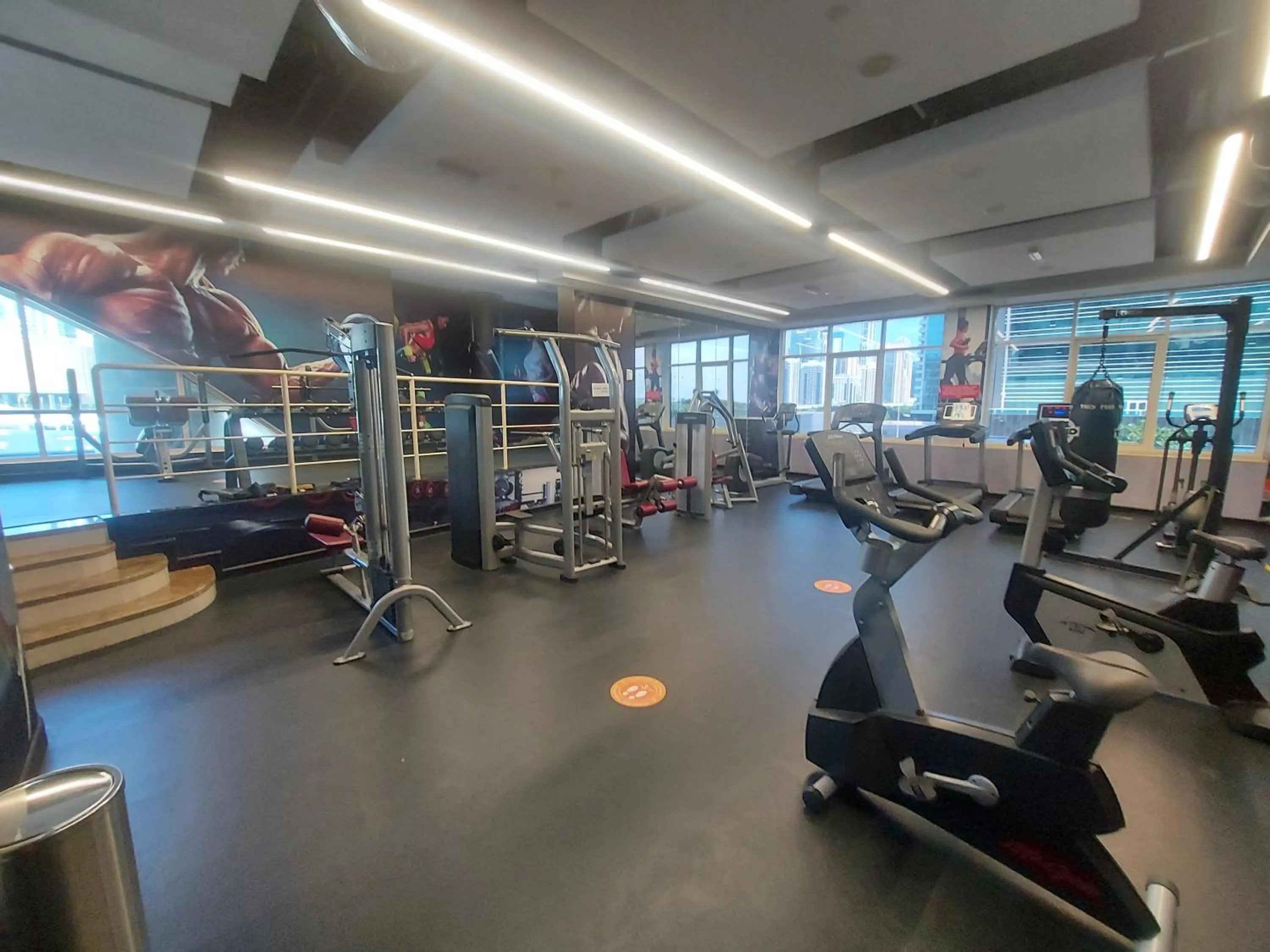 Fitness centre/facilities in White Sage - Gorgeous Apartment in JLT Near the Metro Station