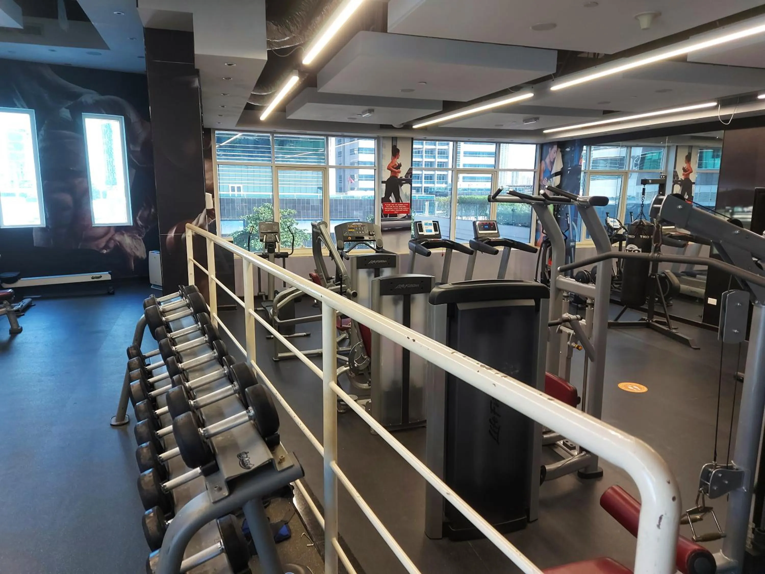 Fitness centre/facilities in White Sage - Gorgeous Apartment in JLT Near the Metro Station