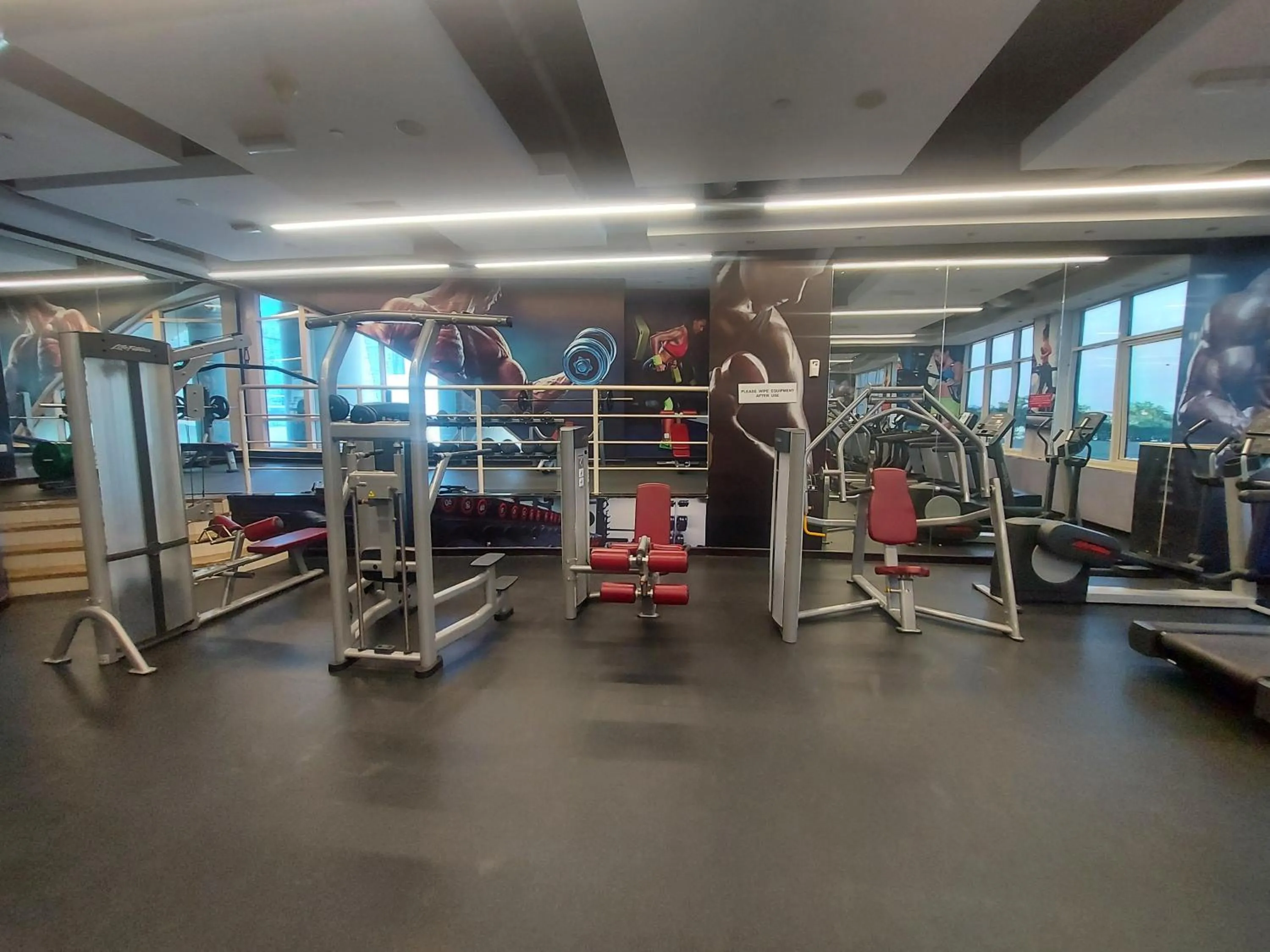 Fitness centre/facilities in White Sage - Gorgeous Apartment in JLT Near the Metro Station