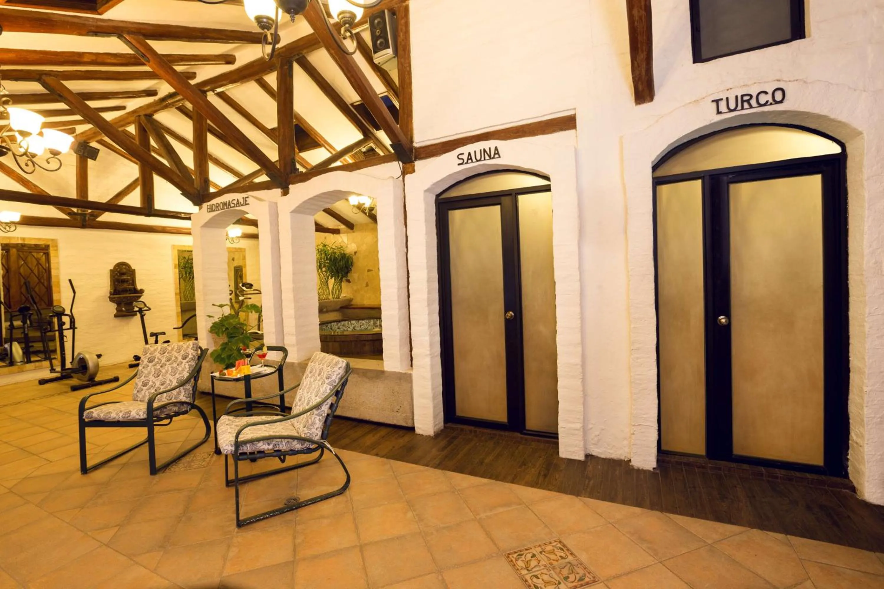 Sauna in Hotel Rincon de Puembo; BW Signature Collection