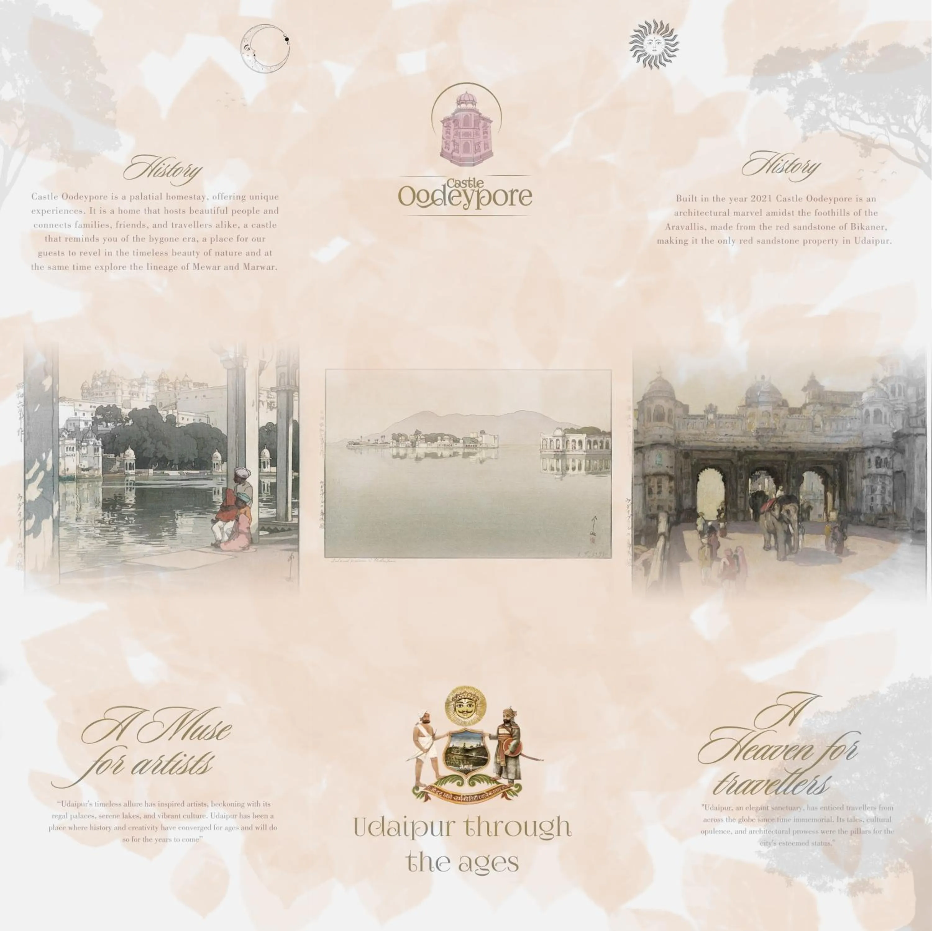 Property logo or sign in Castle Oodeypore A Boutique stay Udaipur