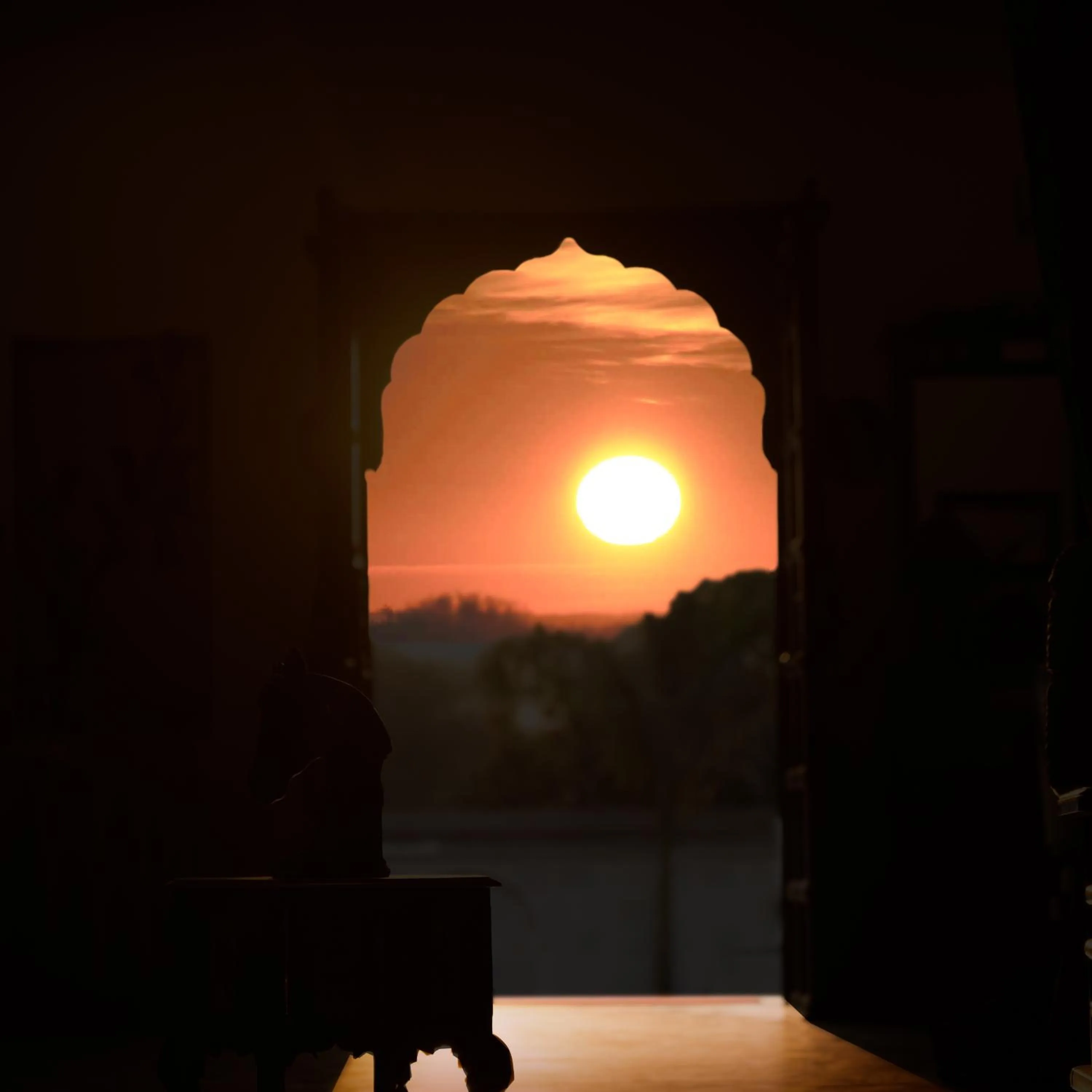Sunrise in Castle Oodeypore A Boutique stay Udaipur