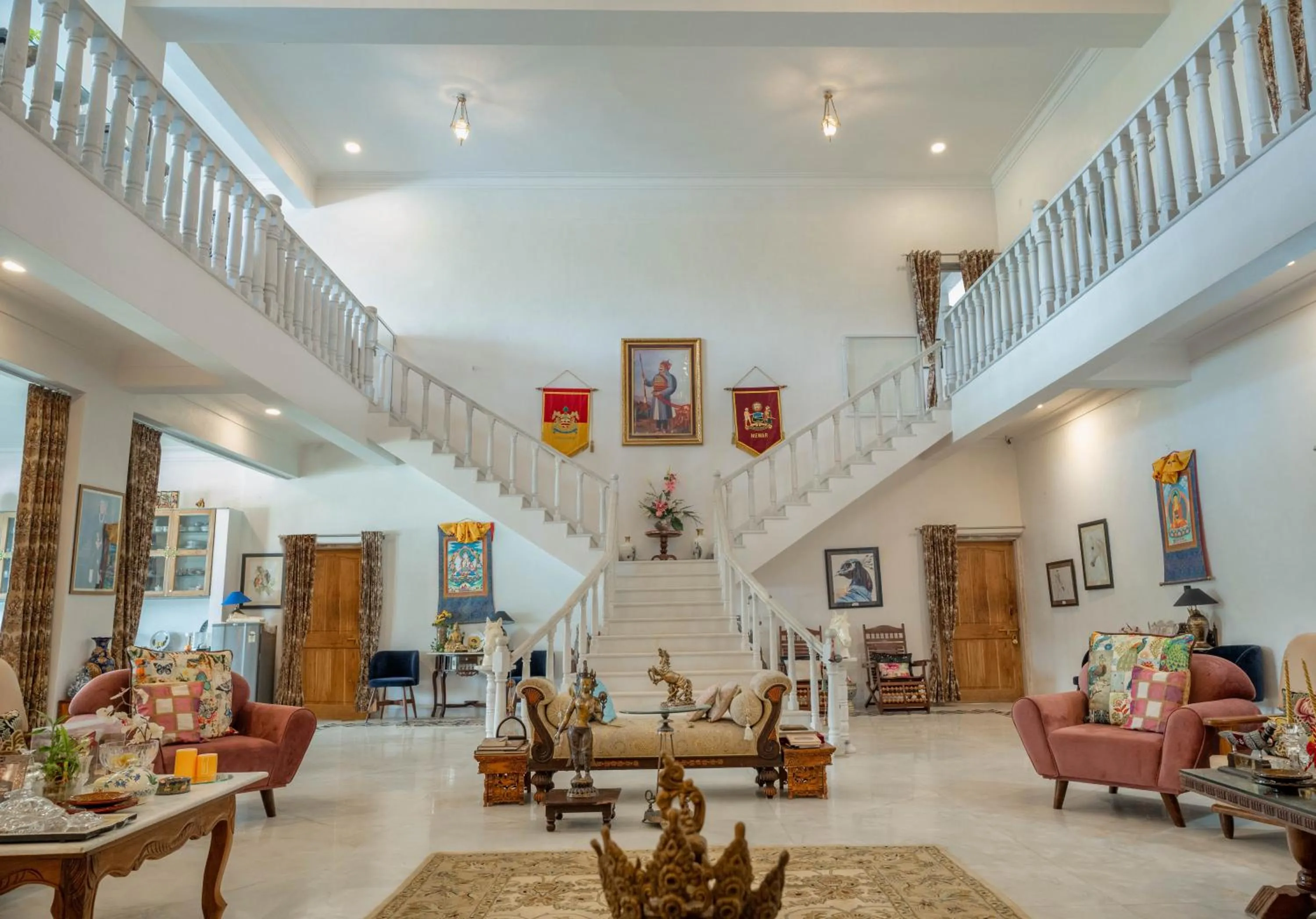 Seating area in Castle Oodeypore A Boutique stay Udaipur