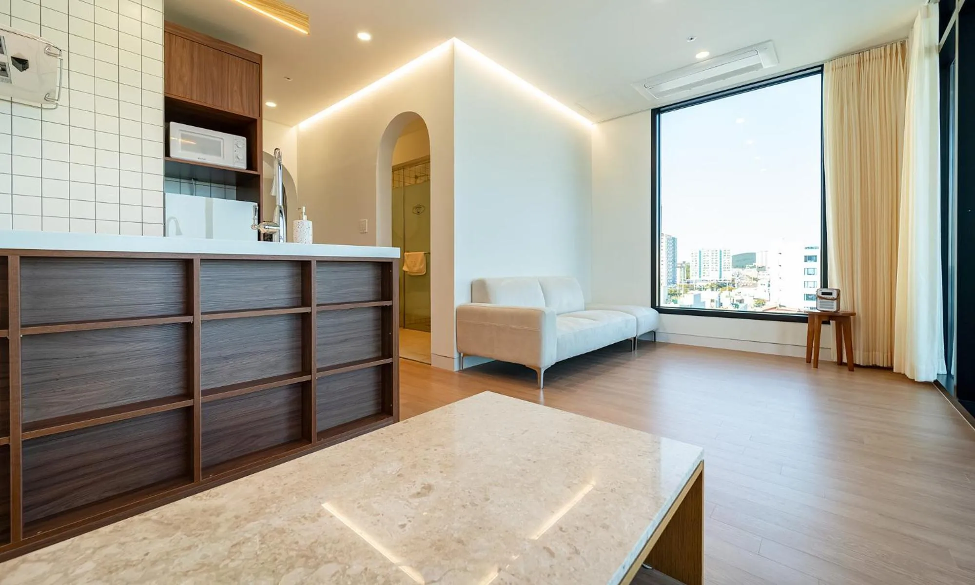 Bed in Paul Mare Pool Villa