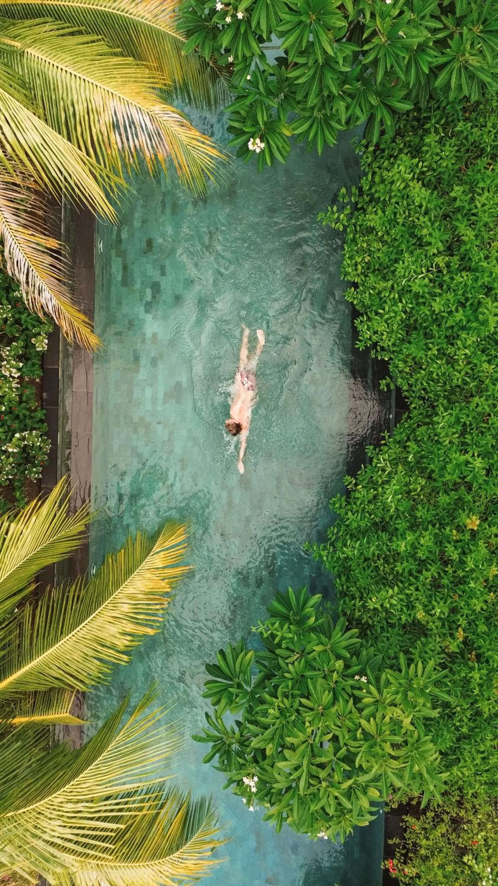 Swimming pool in Villa Penyu Gili Trawangan