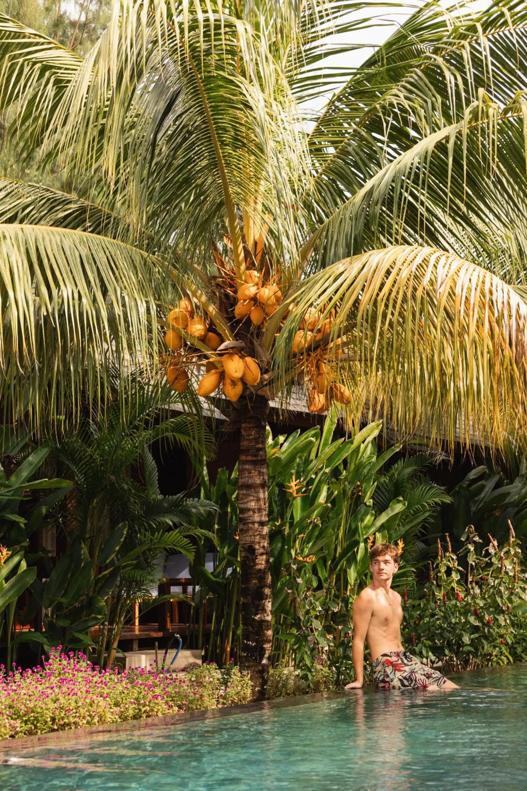 Swimming pool in Villa Penyu Gili Trawangan