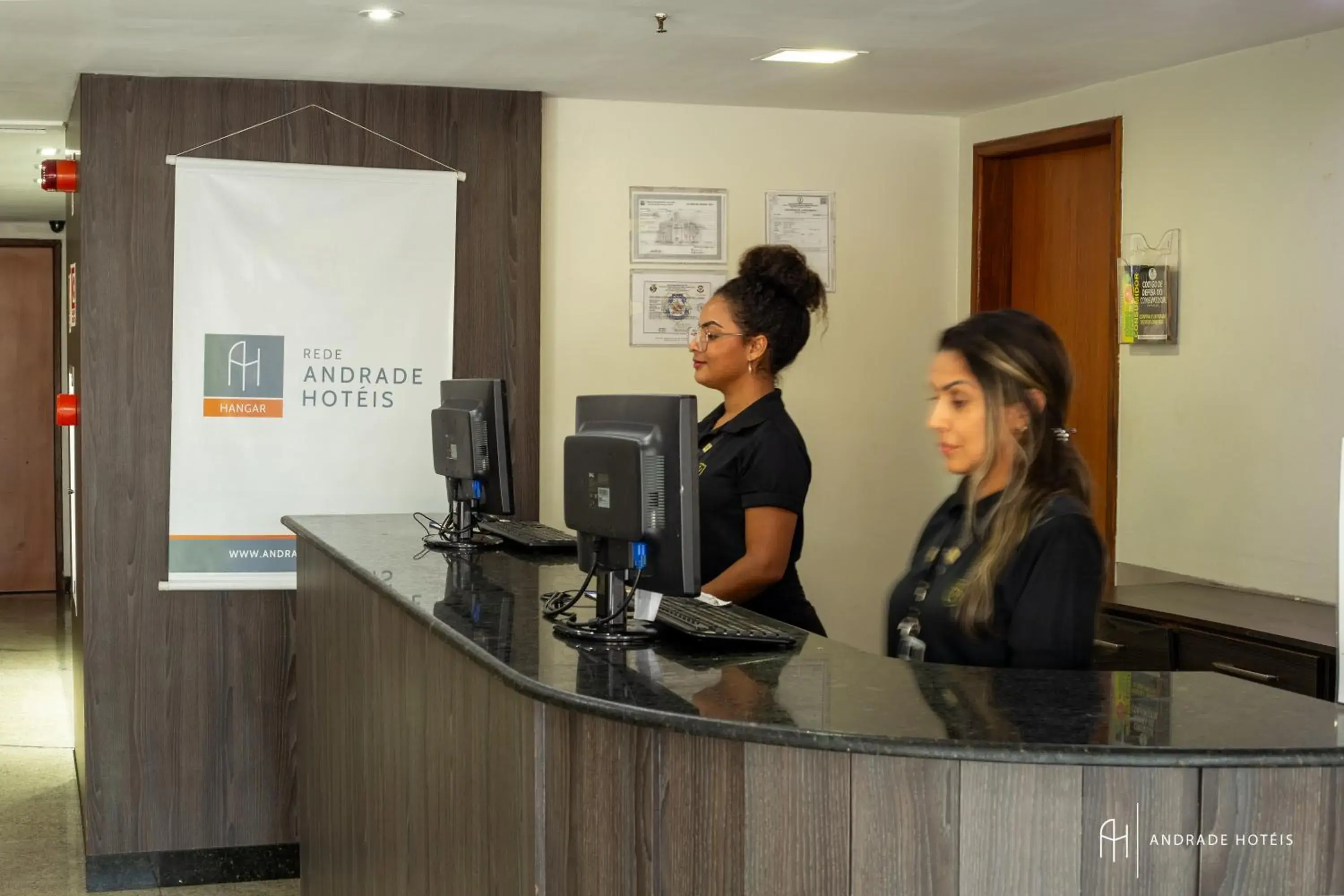 Lobby or reception in Rede Andrade Hangar Lobby or reception in Rede Andrade Hangar