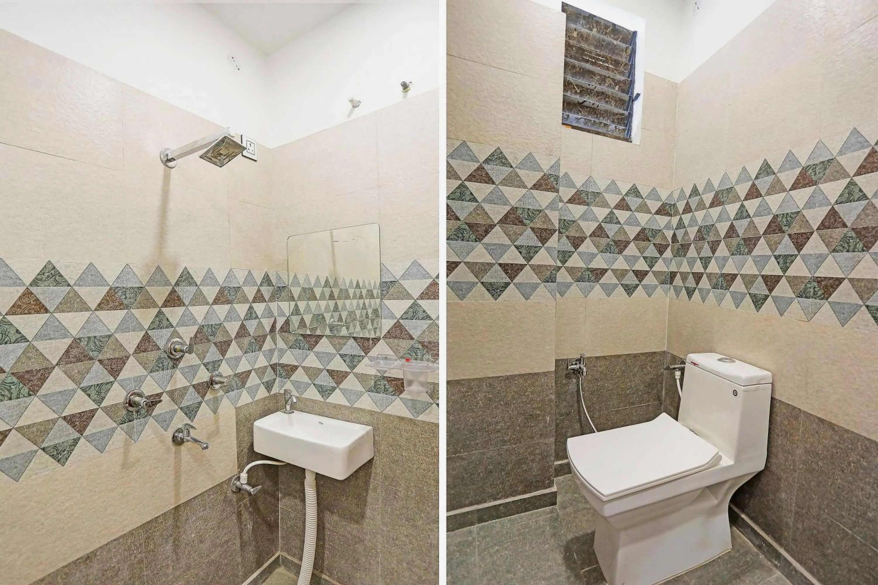 Bathroom in Hotel O by OYO Royal Residency