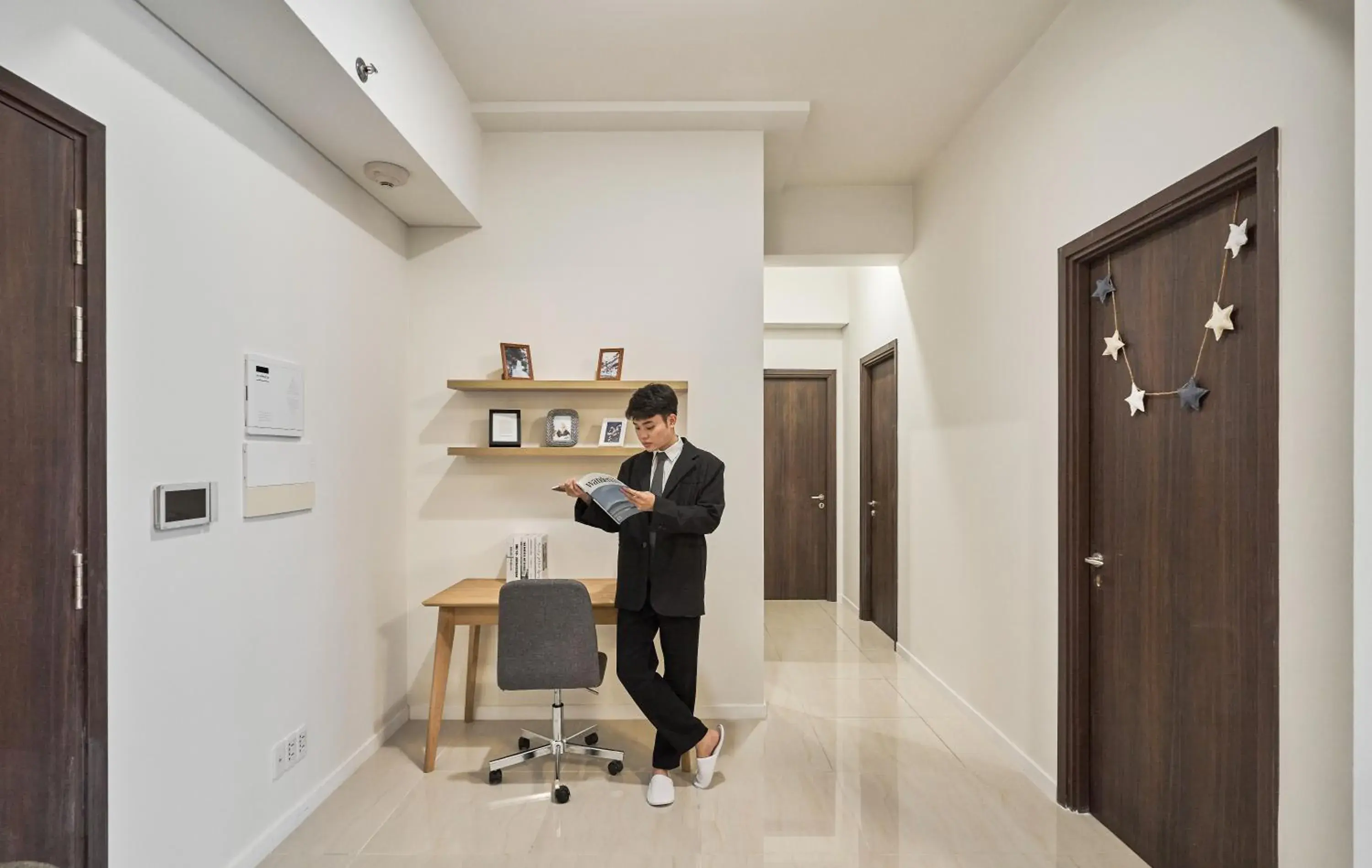 Facade/entrance in RichLane Residences Facade/entrance in RichLane Residences