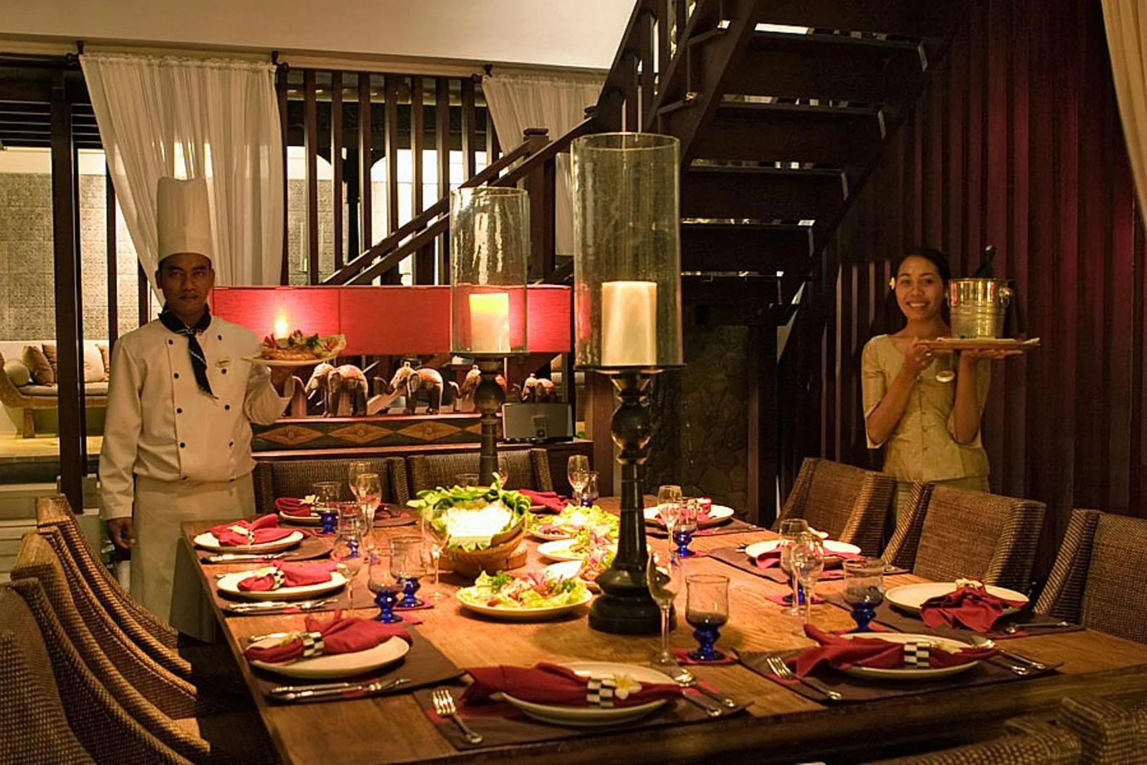 Dining area in Villa Teresa