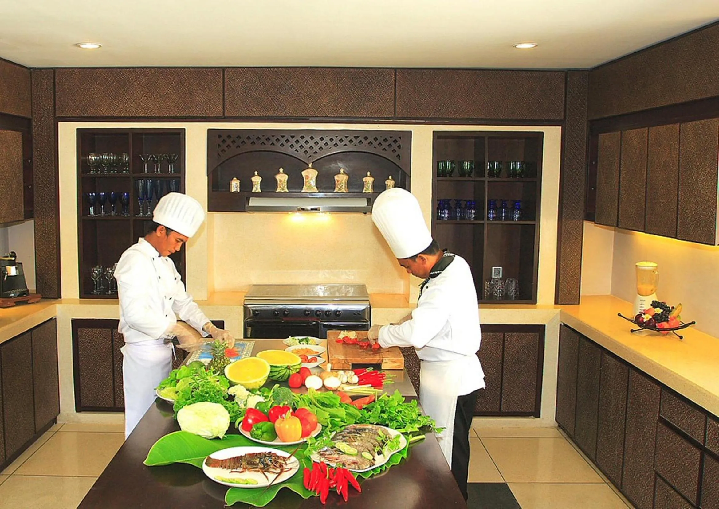 Kitchen or kitchenette in Villa Teresa