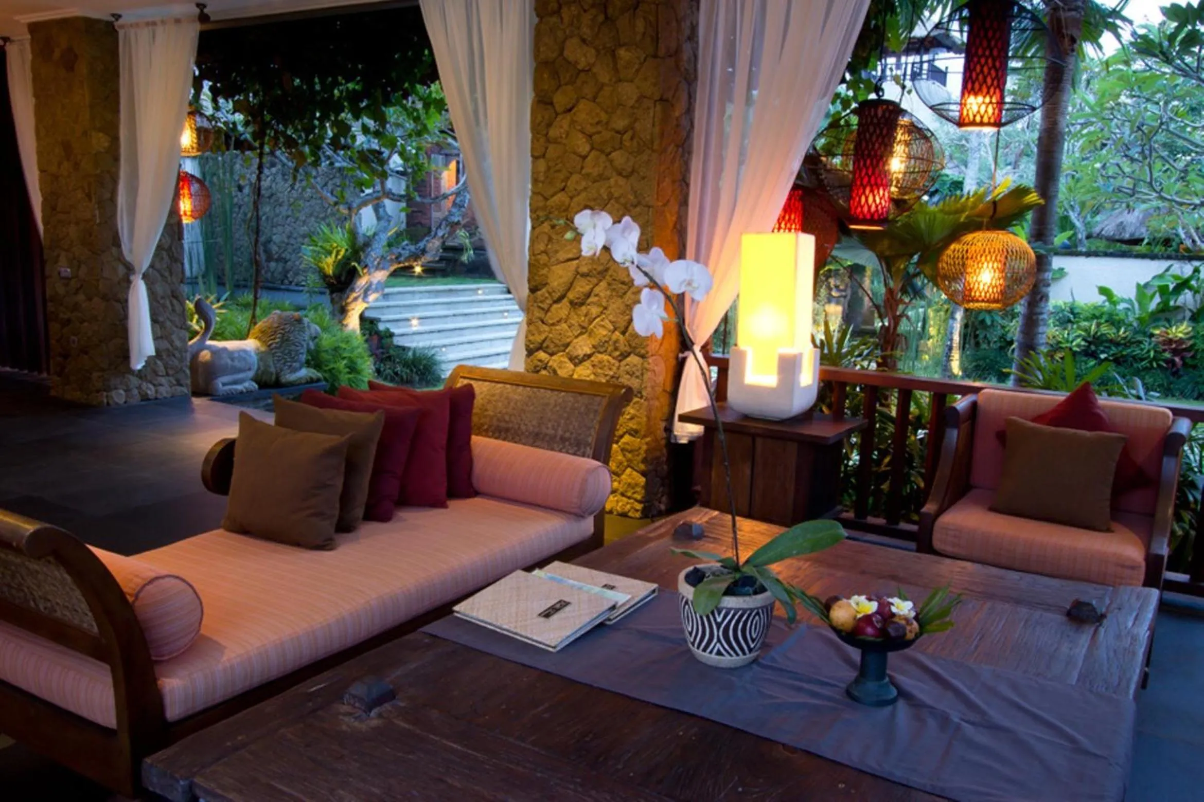 Living room in Villa Teresa