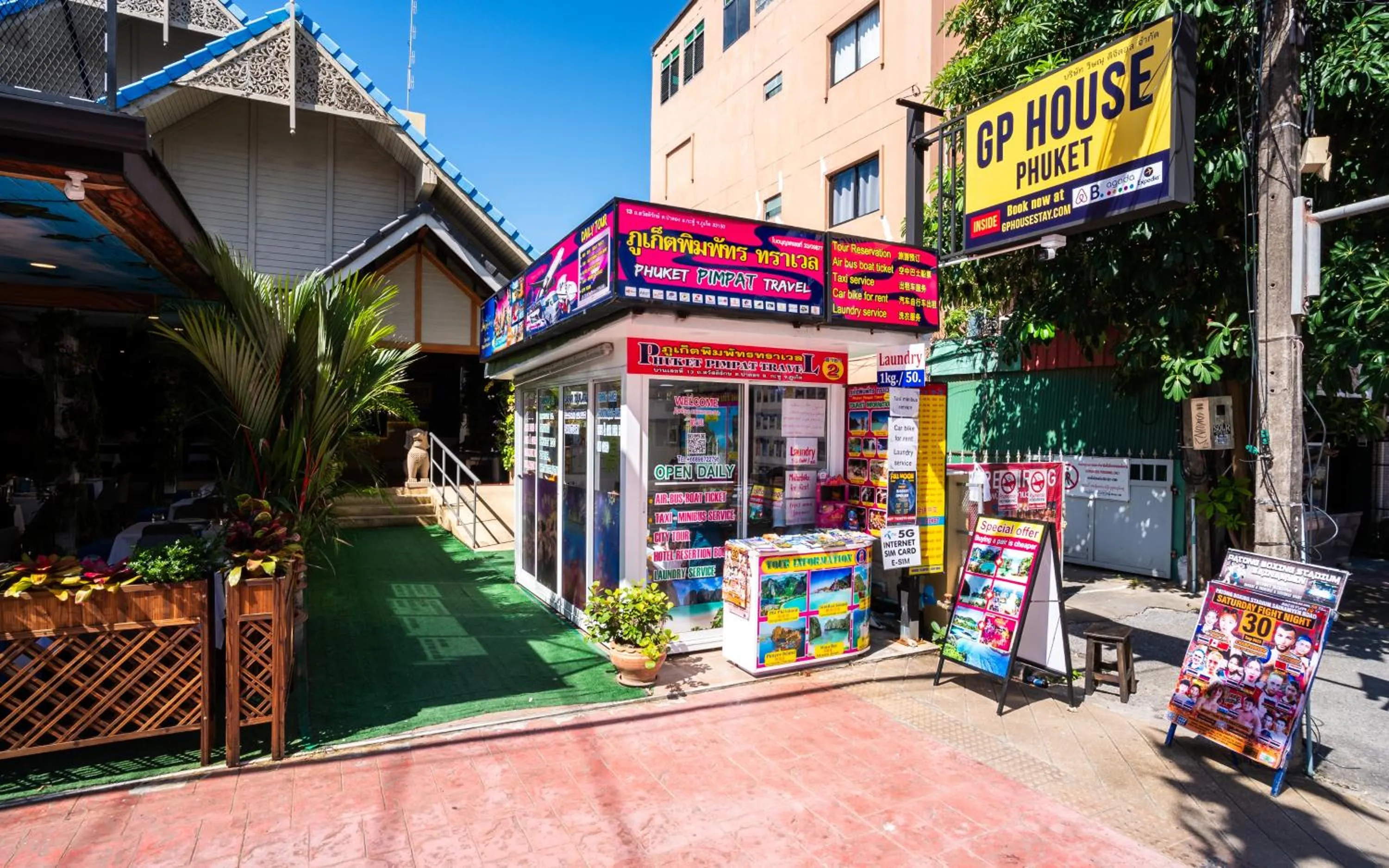 Property building in GP House Phuket Patong Beach