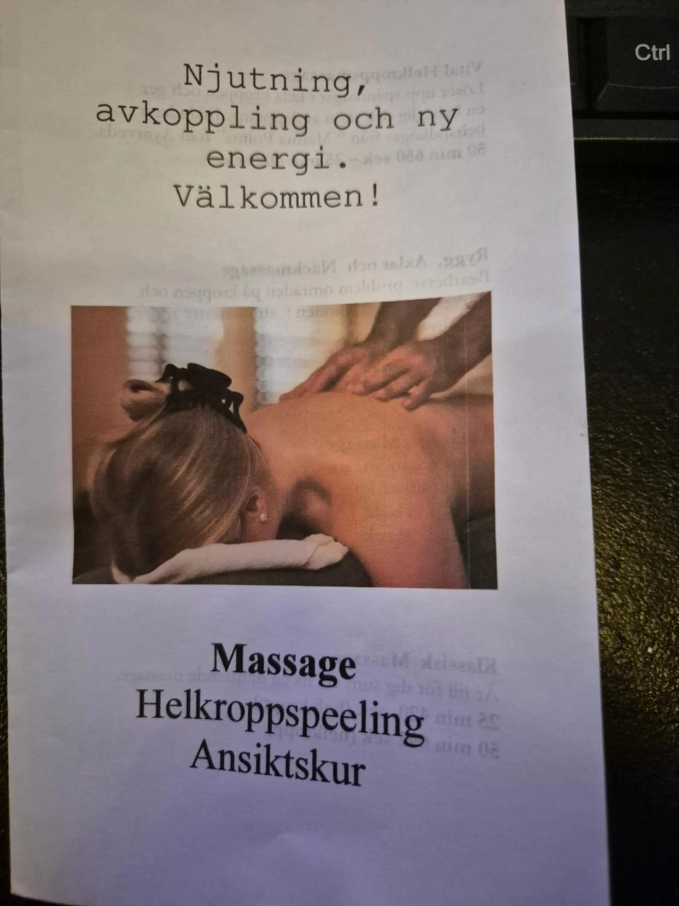 Massage in Hotel Fritza