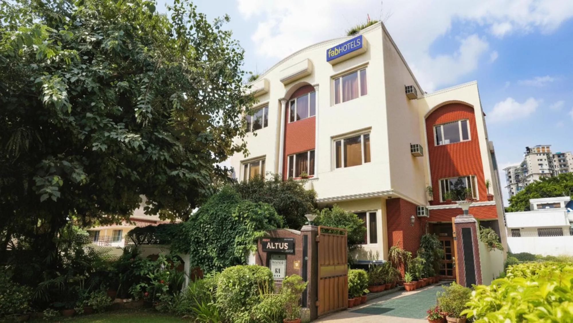 Property building in FabHotel Altus