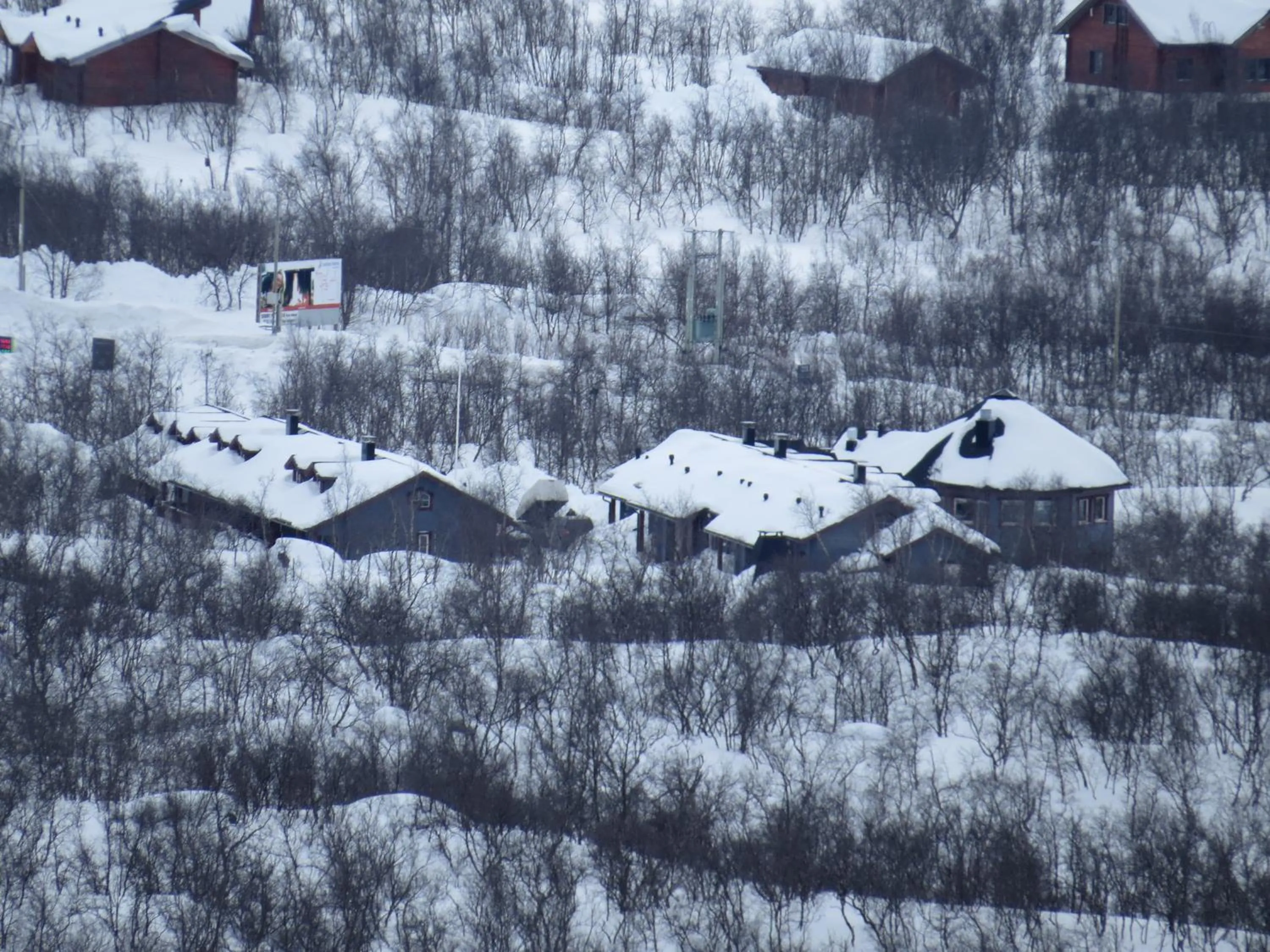Bird's eye view in Arctic Polar Holiday Village