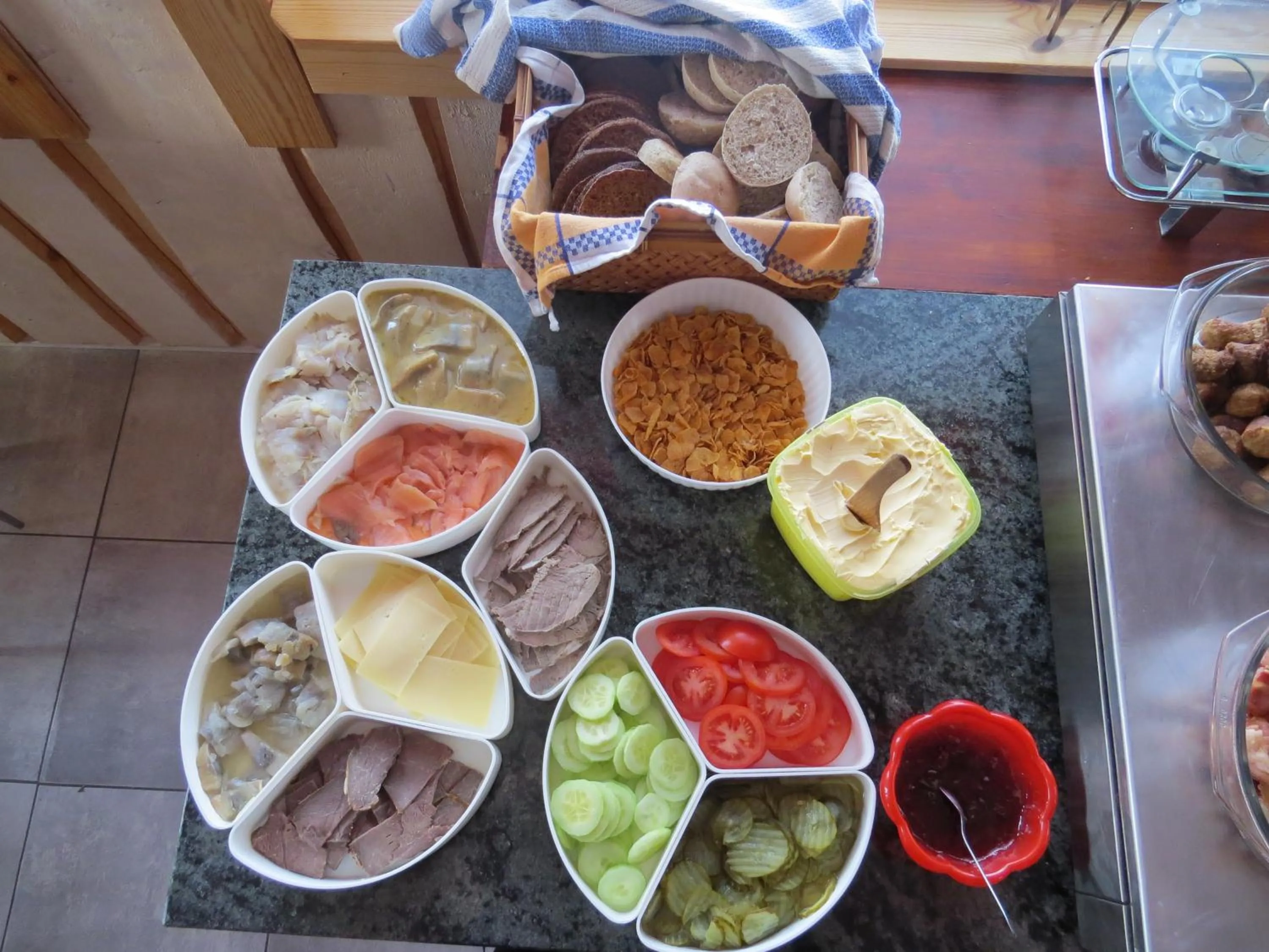 Buffet breakfast in Arctic Polar Holiday Village