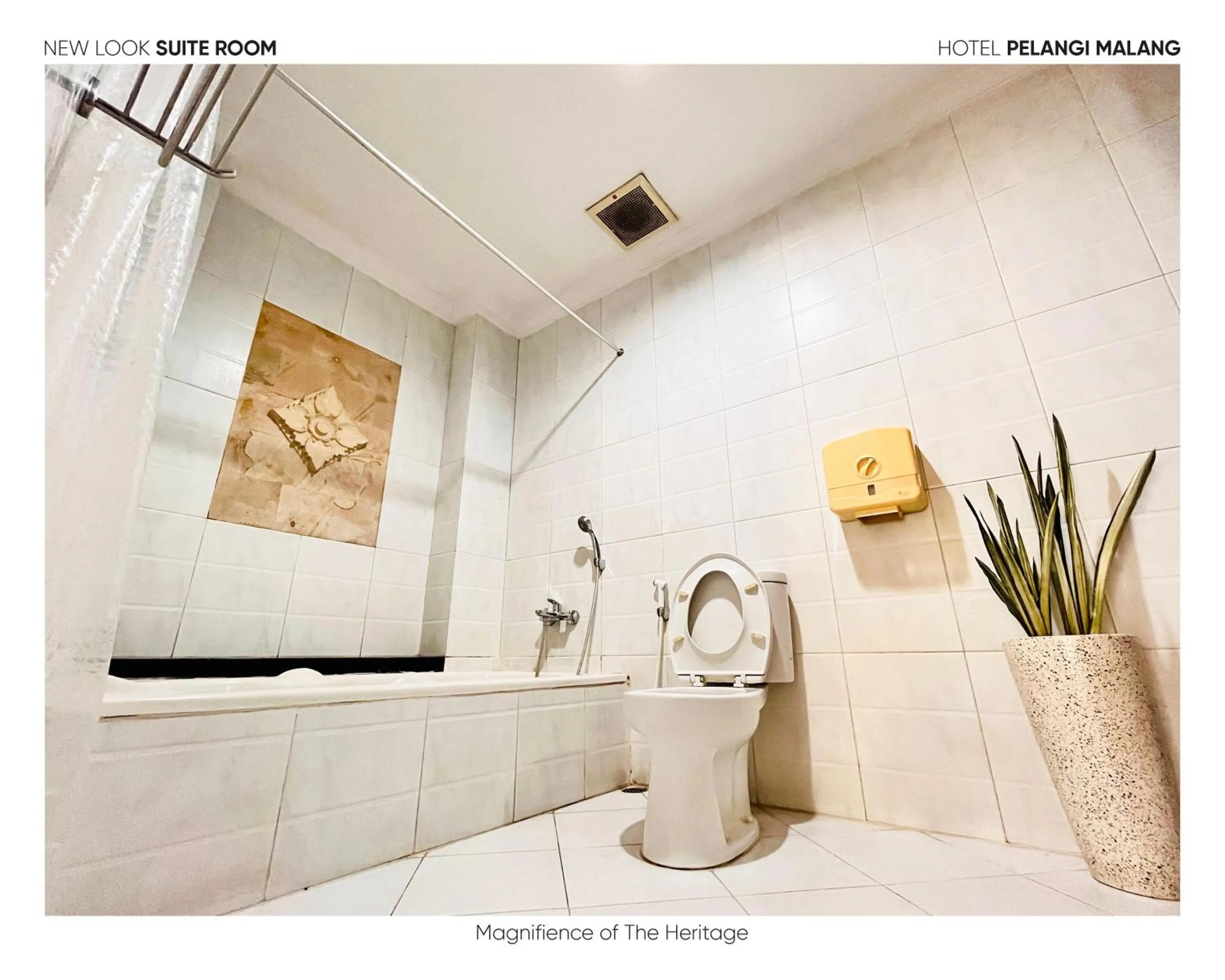 Bathroom in Hotel Pelangi Malang, Kayutangan Heritage