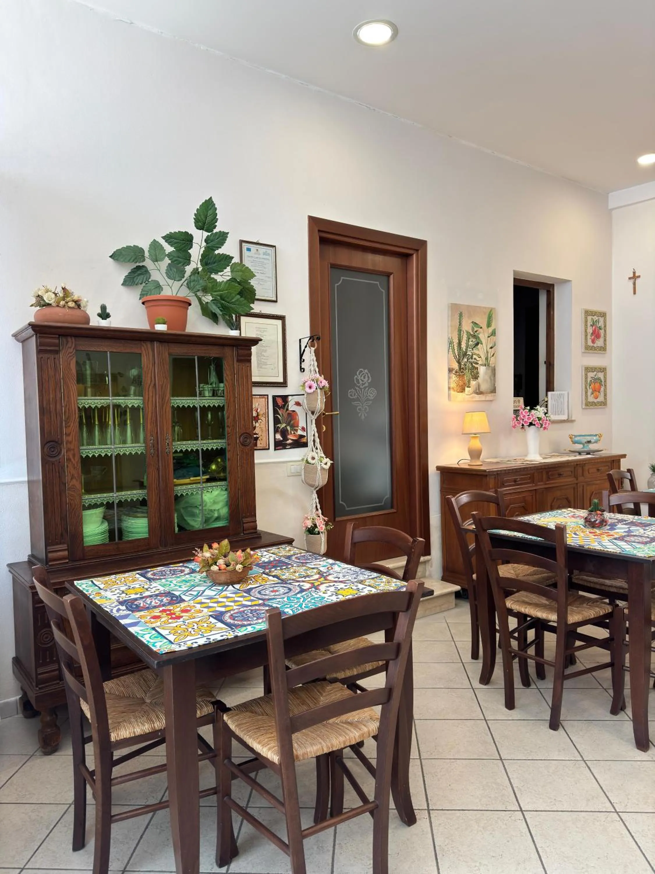 Living room in B&B Gi-Rosa Caltagirone